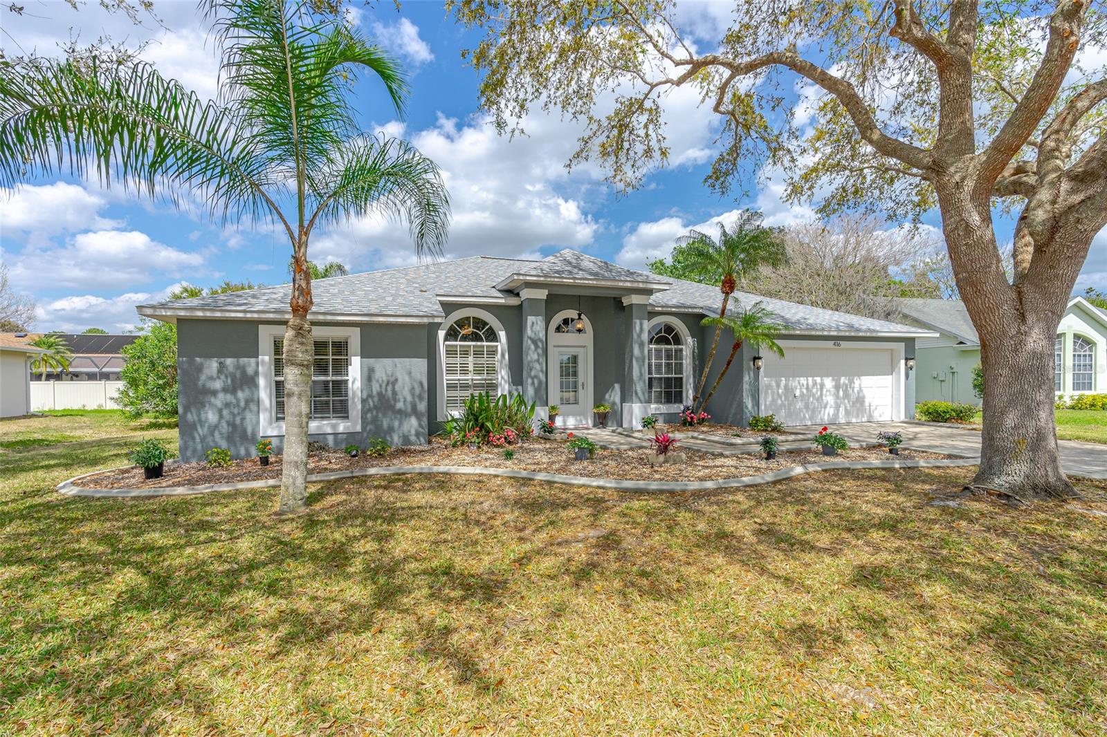 This 1967 sq ft., 3 Bedroom w/ 2 Full Bathroom Ranch Home with a Study Is Immaculate & Newly Renovated! Enjoy The Open Floor Plan w/ Vaulted Ceilings. House Has Gorgeous New Dark Wood Looking Laminate Flooring. The Kitchen Has Granite Counter Tops with Brand New Stainless Steel Appliances And An Eat-in Dining Area. Fully Updated Bathrooms. Large Extended Florida room For Entertaining Right Off The Living Area, Which Is Heated/Cooled. Enjoy The 2 Car Garage with Peg Board Wall For The Person Who Likes Their Tools Organized. NEW A/C 2020, NEW ROOF 2017, WATER HEATER 2019. Located in desirable Oakland Park. It Is A 10 Minute Walk To Neighbors Ice Cream Parlor, All Children Park and the Port Orange Fire Dept. GO SEE IT, AS IT WON'T LAST LONG!! ;Water: City