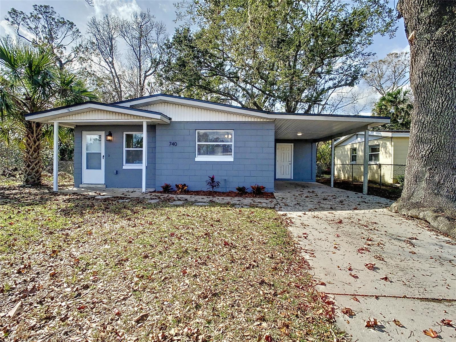 NEW PRICE! Move in ready, solid 3 bedroom/ 1 bath home complete with new roof, new a/c, new flooring throughout, new stainless steel range and refrigerator, new exterior and interior paint, remodeled bath.  Large fenced in yard.   Utility room in carport with washer/dryer hookup. ;Water: City