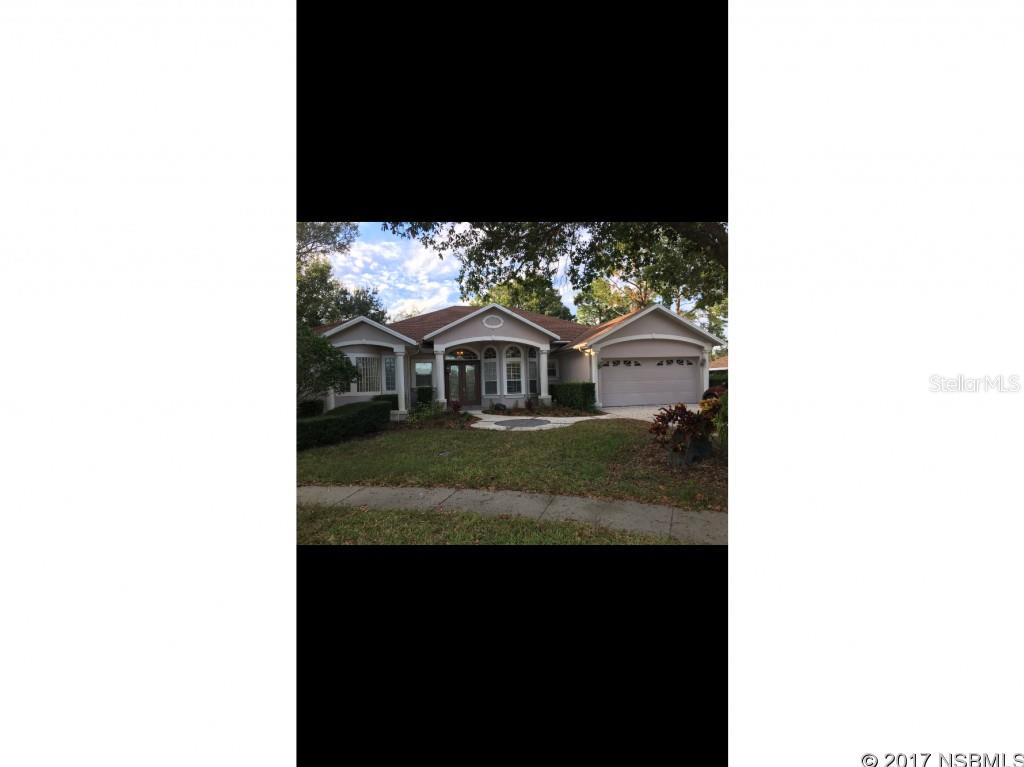 Beautiful 3 bedroom 3 Bathroom 2 car garage home located on the 11th hole of the Debary Plantation Golf Course. The home features a screened in pool with a breathtaking view of the fairway. The home is located in the end of a cul-de-sac with cathedral ceilings,large 8 foot front doors, and natural light flowing throughout the home. ;Water: City