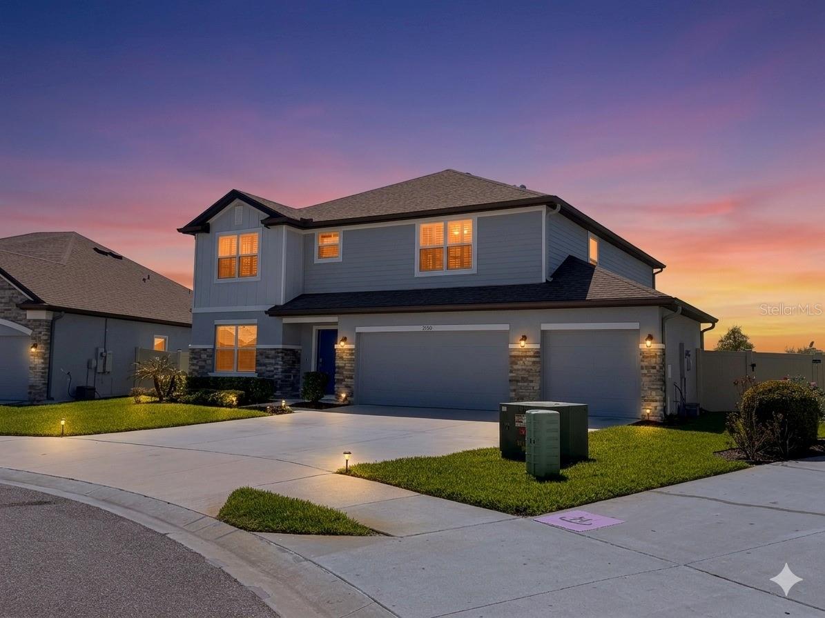 Luxury Living in Mirada Lagoon – Carlisle Model with Premium Upgrades!
Welcome to this stunning Carlisle model by Maronda Homes, perfectly positioned in the highly sought-after Mirada Lagoon community in San Antonio, FL. Built in 2022 and offering over 3,100+ sq ft of living space, this home delivers the perfect blend of modern design, functionality, and resort-style living. Situated on a spacious lot in a desirable cul-de-sac within a gated section of the community, this property offers both privacy and an oversized yard—ideal for outdoor living, entertaining, or future enhancements.
This expansive residence features 5 bedrooms + office and 4.5 bathrooms, including a rare floor plan upgrade with an additional full bathroom, making it perfect for multigenerational living or hosting guests. From the moment you enter, you’ll notice the elevated finishes and quality construction throughout, complemented by an open-concept layout filled with natural light.
Enjoy Florida living at its finest with a covered and screened lanai, perfect for year-round relaxation. The home is equipped with ceiling fans throughout for added comfort and efficiency. The luxurious primary suite serves as a true retreat, featuring a spa-inspired “super shower” with three shower heads. Additional highlights include a 3-car garage, modern construction in excellent condition, and a thoughtfully designed layout that maximizes both space and functionality.
Living in Mirada means access to a one-of-a-kind lifestyle, centered around the famous 7+ acre crystal-clear lagoon, along with a clubhouse, resort-style amenities, walking trails, sports courts, and vibrant social spaces. Conveniently located near I-75, SR-52, shopping, dining, and top-rated schools, this home offers the perfect balance of tranquility and accessibility.
This is more than a home—it’s a lifestyle upgrade in one of Tampa Bay’s fastest-growing and most desirable communities.
