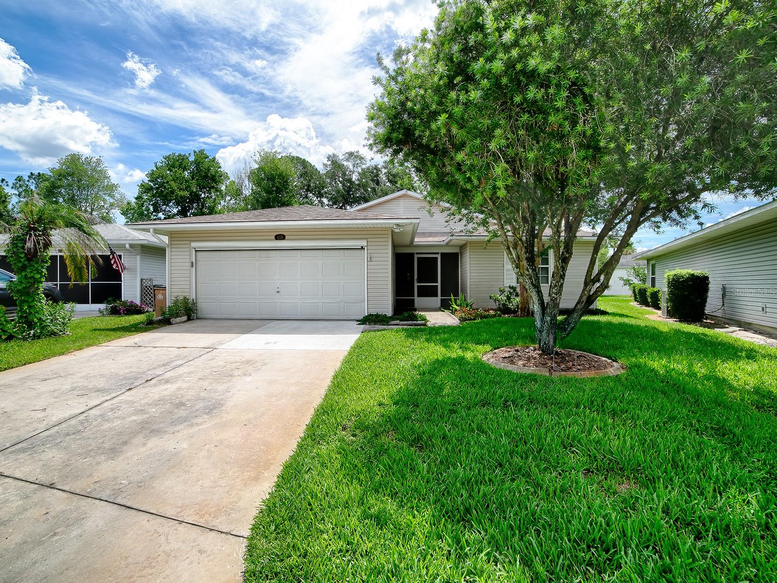 NEW TO MARKET
MOVE IN READY! PRIVACY! Check out this home with an acrylic enclosed lanai. Main living area has no carpet as well as guest bedrooms. Shower in Master bathroom has been updated. Your laundry is inside.  Pennbrooke Fairways, a 55+ Community! This hidden gem of a community is located just 5 minutes south of The Villages, less than an hour to Orlando, Tampa and Daytona Beach within 90 minutes... just a perfect location for day trips! Pennbrooke Fairways golf course offers golfers two executive nines and one regulation nine. Golfing packages are available for community residents and open to the public. Pennbrooke offers RV and Boat Storage with Dump & Wash Stations and 24-hour Gated, Guarded Security. The community center offers a Hair Salon, Library and Real Estate Community Office onsite. Your HOA includes cable, internet and lawn cutting services. 55+ only community with pools, club recreational centers, 3 golf courses, restaurant, pub, walking trails, pickleball, shuffleboard and much more! Loads of fun activities are planned throughout the year! Conveniently located within minutes of The Villages and Brownwood Town Square... enjoy all the shopping and dining the Villages has to offer and just minutes to Downtown Leesburg. Central Florida living at its best! Expect the unexpected! Third bedroom has no closet.