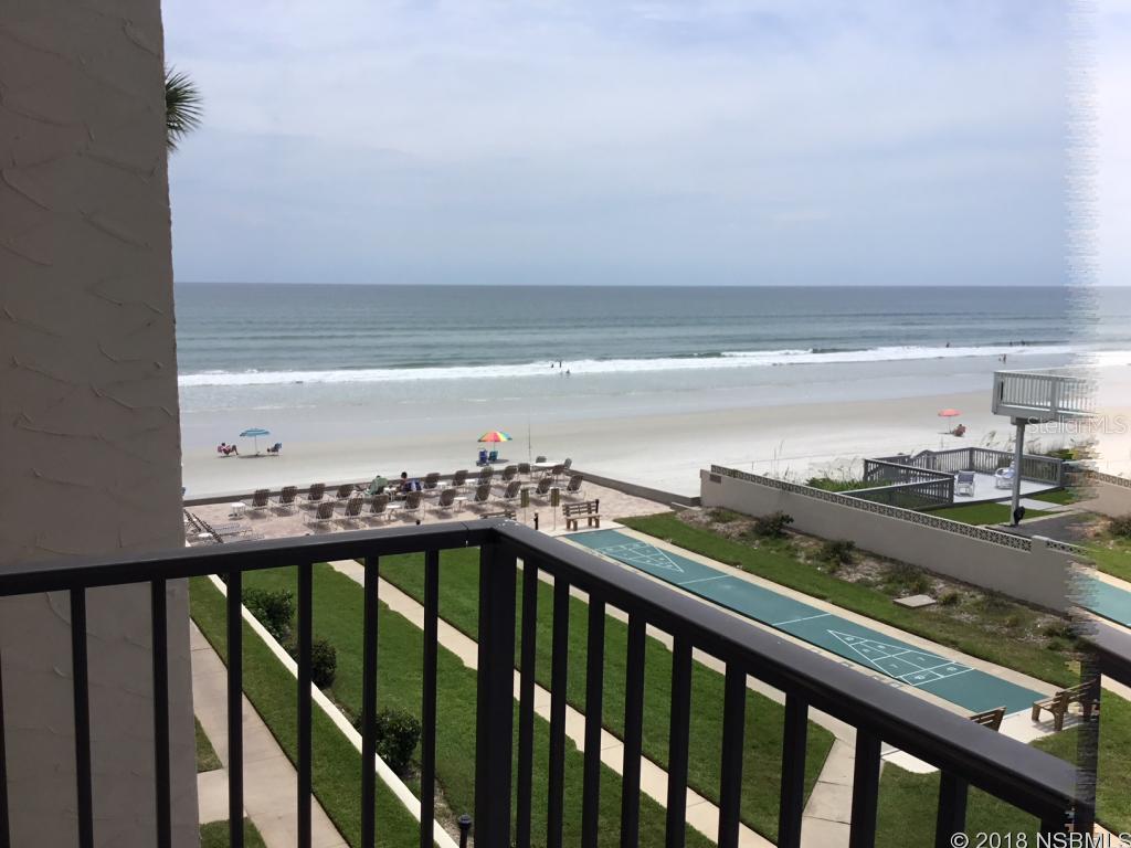 Oceanview and Pool View in oceanfront complex. Only 1 unit between this oceanview unit and the oceanfront unit on the 3rd floor. No drive beach. Move in ready. Bonus room has a single bed. Master bedroom has large walk-in closet.  Furniture and furnishing are included.  Great rental investment or a vacation home for you and your family.  Balcony overlooks the heated pool and kiddie pool with fantasic oceanviews.  Don't miss this one.  Low maintenance fee (internet included) and no current assessments. ;Water: City
