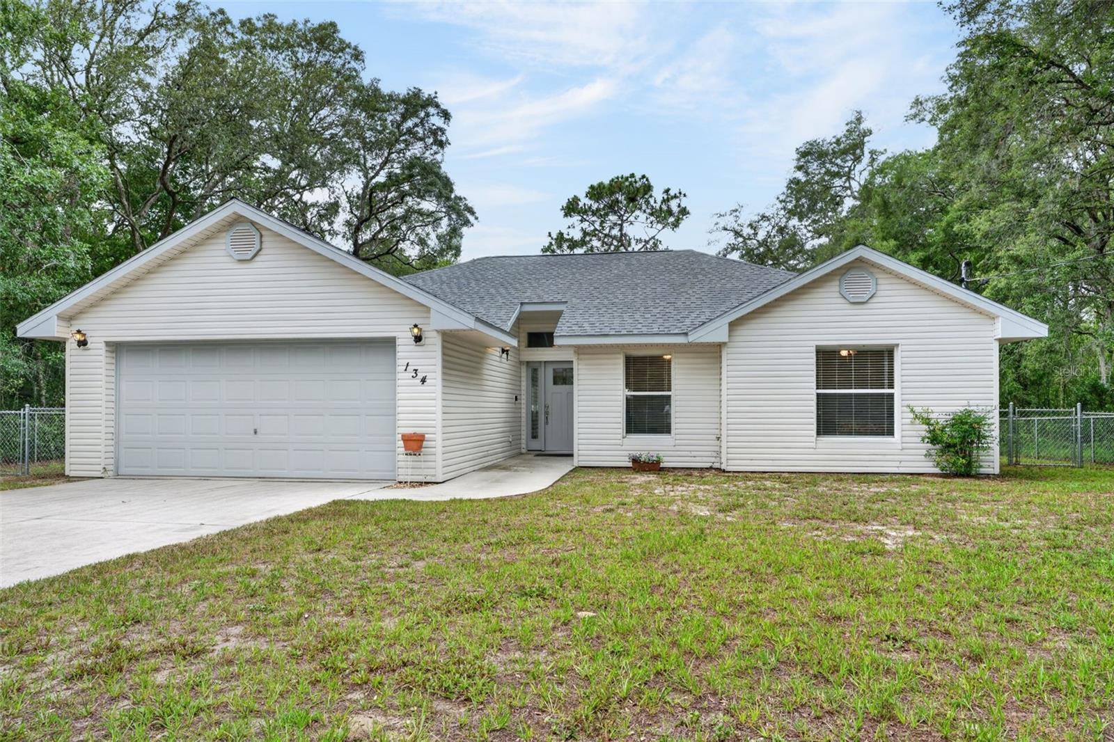Welcome to this well-maintained 3-bedroom, 2-bathroom home nestled in the desirable Inverness Highlands community of Inverness, Florida. Offering approximately 1,257 square feet of comfortable living space, this move-in ready property is a must see. 
Step inside to a functional and inviting floor plan featuring spacious living areas, abundant natural light, and comfortable bedrooms designed for everyday living. Enjoy added peace of mind with a new roof installed in 2023, making this home truly ready for its new owners. Situated on 0.22 acres, the fully fenced-in property offers plenty of outdoor space for entertaining, gardening, pets, or simply enjoying Florida's beautiful weather.
Conveniently located near shopping, dining, medical facilities, schools, parks, and all the amenities Inverness has to offer, this home combines comfort and convenience. Just minutes from downtown Inverness, local lakes, golf courses, boating, fishing, and the Withlacoochee State Trail, you'll have easy access to some of the area's best recreational opportunities.
Don't miss your chance to own this charming home in one of Citrus County's most established communities. Ready for new owners and ready to make your own—schedule your showing today!