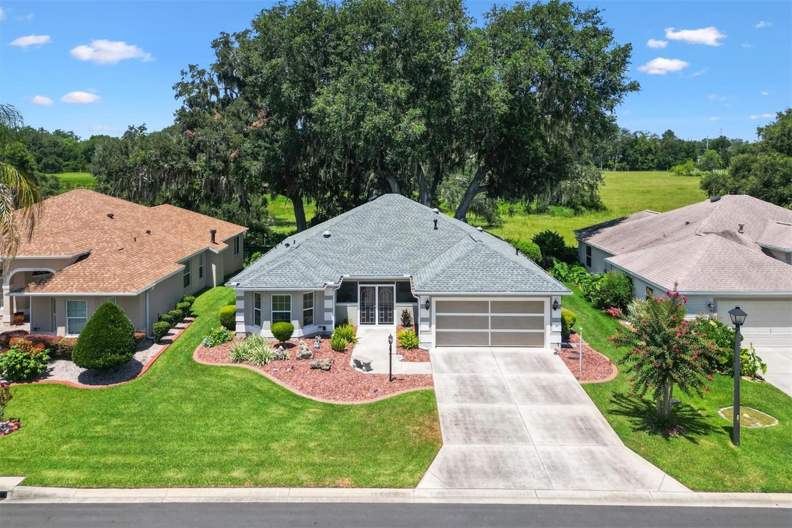 Rare opportunity to own a beautifully maintained NO BOND Designer home situated on a premium preserve homesite with exceptional privacy and breathtaking backyard views. This move-in ready home offers a new roof (2023), new HVAC (2024), new on-demand- water heater (2024), luxury vinyl plank flooring throughout, granite countertops, gas cooking, outstanding curb appeal and meticulously maintained landscape. You will have nothing to do but move in and enjoy your coffee or tea on your back lanai while looking out at nature with your preserve view.