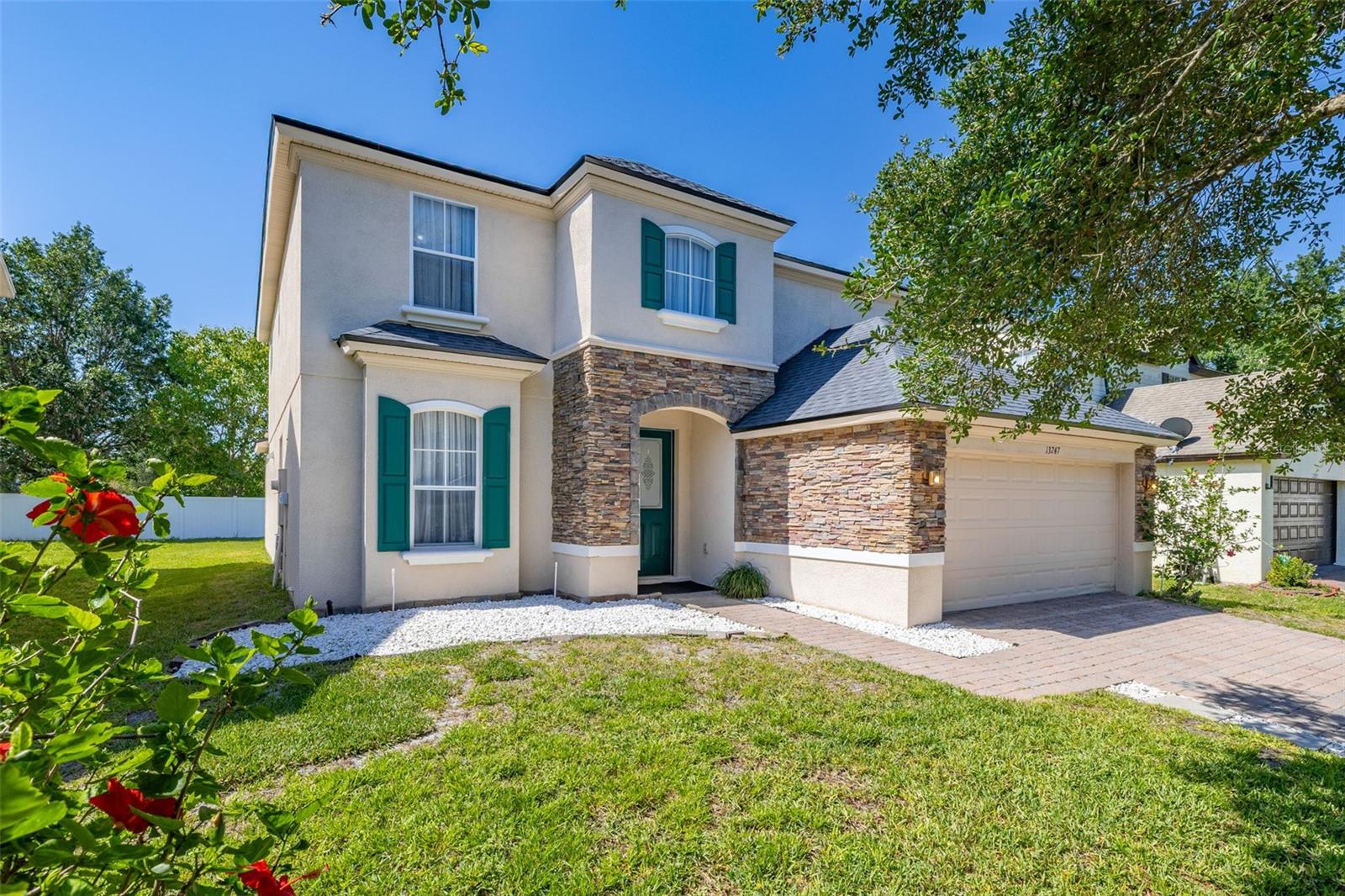 Welcome to this stunning, fully updated 5-bedroom, 3.5-bathroom home nestled in the exclusive, guard-gated community of Eagle Creek in Lake Nona. As you step inside, you’re greeted by an elegant formal dining and living room that flows seamlessly into the brand-new, custom-designed gourmet kitchen with an eat-in area and spacious family room—perfect for both everyday living and entertaining. This beautifully renovated home boasts soaring ceilings and luxury vinyl flooring throughout, with the expansive primary suite conveniently located on the first floor. The primary bathroom features a garden tub, dual vanities, a walk-in shower, and a private walk-in closet—your personal retreat. Recent Upgrades Include: **Brand-New Roof** (2025), **Fresh Interior Paint** (2024), **Energy-Efficient Water Heater** (2024), **New 5-ton Bosch 20 SEER Full Inverter HVAC System** (2024) – significantly reducing your energy bills, **New Luxury Vinyl Flooring Throughout** (2024), **Custom Kitchen with soft-close cabinets, stainless steel appliances, quartz countertops, and an extended island** (2024), **New Appliances**, **Fully Remodeled Bathrooms** (2024), **All-New Light Fixtures** (2024), **New Irrigation System**. Located in one of Orlando’s most desirable neighborhoods, Eagle Creek is a premier gated community offering 24/7 staffed security at the main entrance, secondary electronic gates at individual neighborhoods, and resort-style amenities. Enjoy a championship 18-hole golf course, a clubhouse with a restaurant, fitness center, tennis and basketball courts, multiple swimming pools, playgrounds, dog parks, and scenic walking trails. Families will love the convenience of A-rated Eagle Creek Elementary School right within the community, and Lake Nona Middle and High Schools just across the street. You’ll also enjoy easy access to everything Lake Nona has to offer—shopping, dining, and essential services, including Publix and major banks. Only 15 minutes to Orlando International Airport and 25 minutes to Walt Disney World and Universal Studios. Don’t miss this opportunity to own a fully upgraded home in one of Central Florida’s most sought-after communities. Schedule your private showing today!
