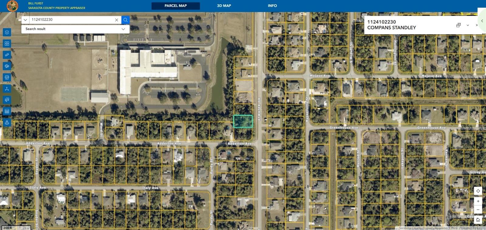 City water site near Atwater Elementary.  Recently zoned to allow duplexes and tiny homes in addition to single family.