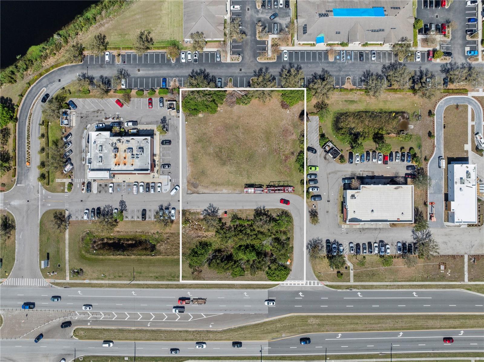 Commercial vacant lot.  Ready to build.