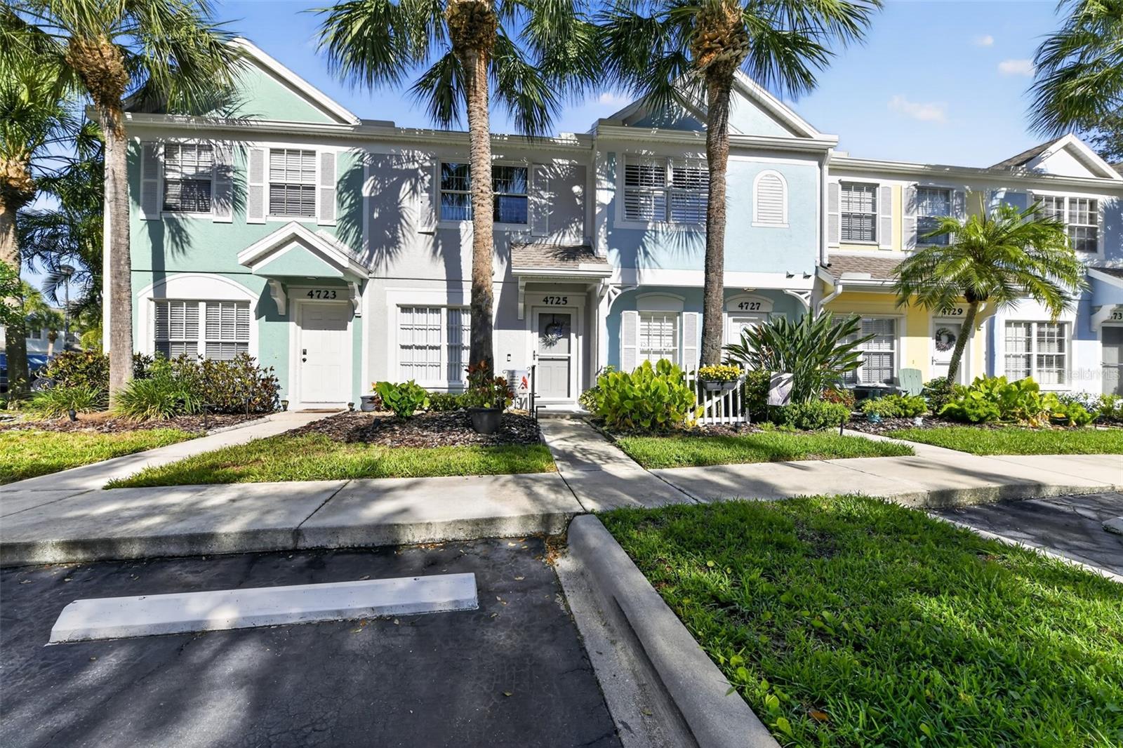 This beautifully maintained, fully furnished Key West-style townhome in the desirable, pet-friendly gated community of Sabal Key in Bradenton offers an exceptional, low-maintenance lifestyle with serene pond view. The non-flood-zone property features a spacious, open-concept living and dining area with large sliding glass doors that lead to a screened lanai with an outdoor storage closet. The upstairs boasts soaring vaulted ceilings with 2 bedrooms and a bathroom; additional half bathroom located on the first floor. Extensively updated, the home features a remodeled kitchen and main bathroom (2021), a new hot water heater and heat pump (2024), and a new range and refrigerator (2025), complemented by a community roof replacement completed in 2022, an under-sink Reverse Osmosis water filtration system for drinking and cooking, sun filtering shades on the lanai, and a Google Nest thermostat and Ring camera door bell., Residents and tenants enjoy assigned and guest parking alongside resort-style amenities, including a large community pool, clubhouse for parties, tennis courts, a basketball court, and a playground. Offering ultimate peace of mind, the HOA fee covers water, sewer, trash, lawn care, and all exterior maintenance, including the roof. With no rental restrictions allowing for short-term rentals, this move-in-ready property is an ideal full-time residence, seasonal retreat, or income-producing investment. Property is also being offered furnished.  Furthermore, its central location provides easy access to I-75 and US 301, placing it moments away from local shopping, dining, medical facilities, Lakewood Ranch, UTC Mall, Ellenton Outlets, the downtown Bradenton Riverwalk, and award-winning Gulf Coast beaches.