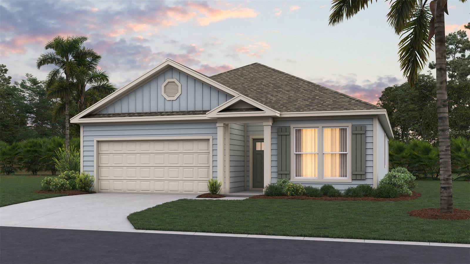 Under Construction. Introducing The Alden from D.R. Horton’s Tradition Series, a thoughtfully designed new home floorplan that lives larger than its 1,618 square feet of living space. This single-story layout includes three bedrooms, two bathrooms, and a two-car garage, making it ideal for first-time buyers, downsizers, or anyone looking for a spacious and low-maintenance home.

At the heart of the home is a bright, expansive layout that connects the kitchen, dining area, and living room. The kitchen features a large island that serves as a hub for cooking, casual dining, or entertaining. Whether you are hosting friends or enjoying a quiet night in, Alden’s layout makes everyday living both easy and enjoyable. Natural light fills the living spaces thanks to oversized windows and 9-foot ceilings throughout that enhance the home’s warm and inviting feel. The main suite is privately located and offers a large bathroom with a double vanity and walk-in shower, garden tub, along with a generous walk-in closet that makes organizing a breeze. Two additional bedrooms provide space for family, guests, or a home office.

Energy-efficient features and quality construction makes the Alden a great choice for homeowners who want comfort, value, and style in a well-planned layout. With its modern finishes and flexible living space, the Alden is designed to fit a wide range of lifestyles.