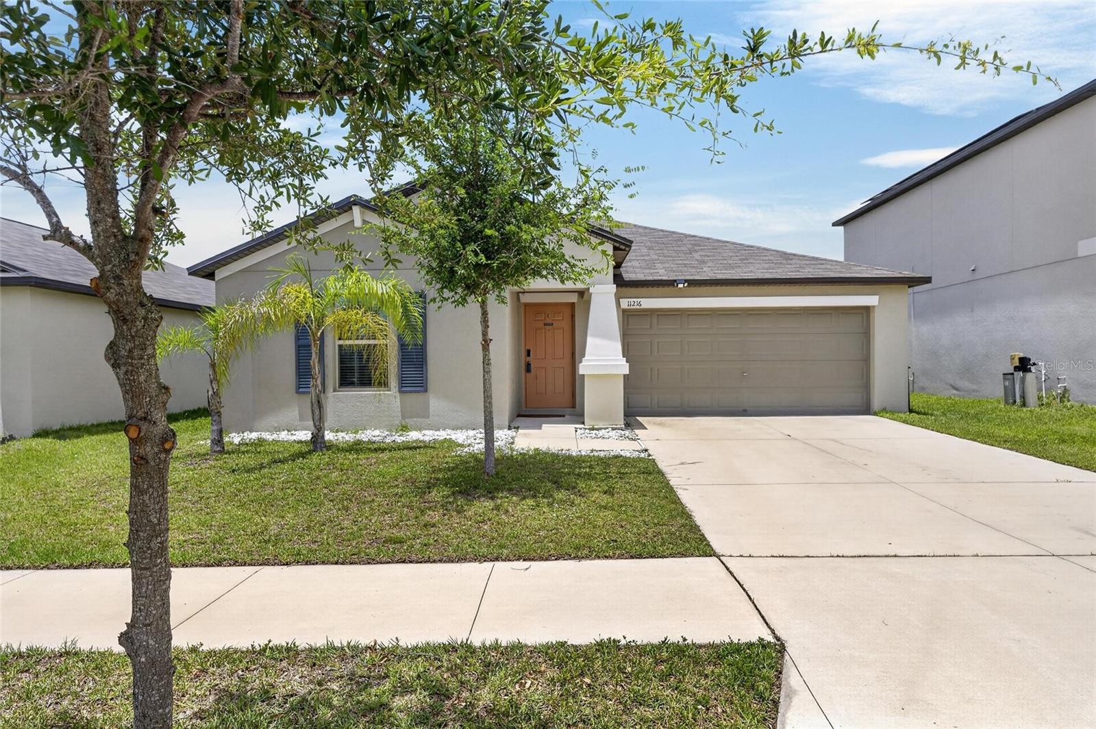 Beautifully maintained 3-bedroom, 2-bathroom home featuring an open layout perfect for comfortable living and entertaining. This move-in ready home comes complete with all GE kitchen appliances, a Samsung washer and dryer, and an Amazon smart thermostat that will all convey with the property. The home also includes a whole-home water softener, a whole-home water filtration system, and an under-sink kitchen water purifier for added convenience and quality living. For added peace of mind, the HVAC system has been recently serviced and is operating efficiently.
Enjoy the privacy of a fully fenced backyard with plenty of space to relax, entertain, or create your own outdoor retreat. Conveniently located near shopping, dining, and Downtown Tampa, this community offers exceptional amenities including a clubhouse, swimming pool, fitness center, basketball court, parks, playgrounds, and a dog park.

This home perfectly combines comfort, convenience, and community living in one fantastic location!
