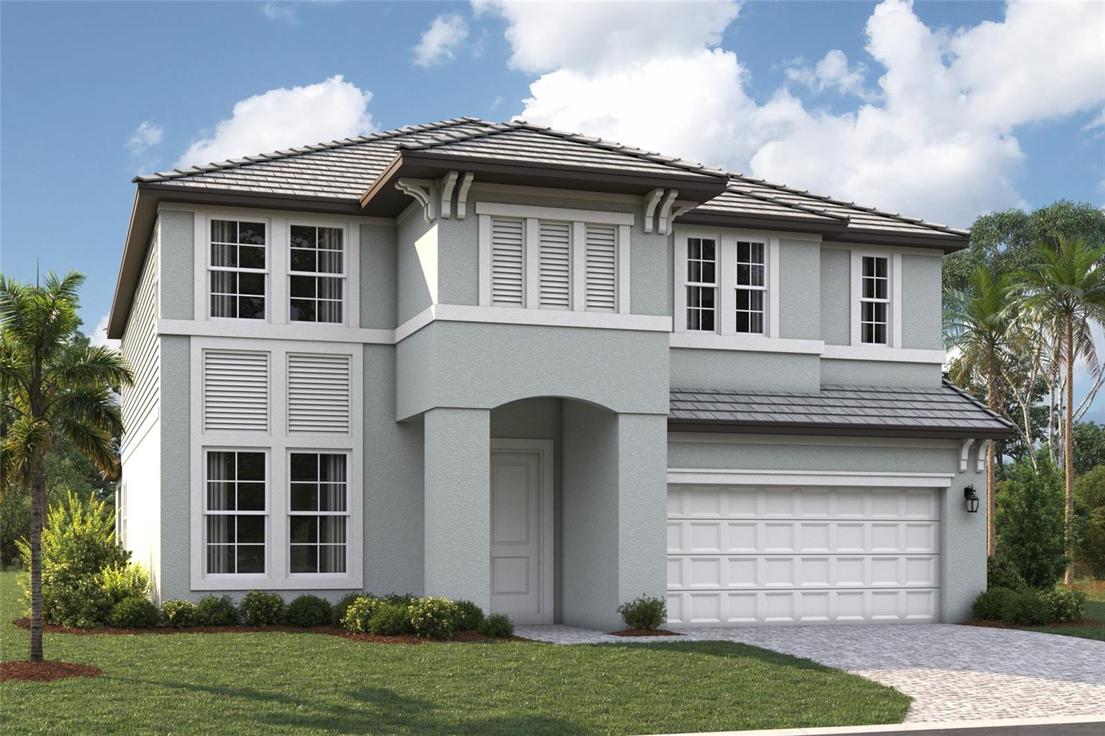 Under Construction. ****SPECIAL FINANCING AVAILABLE FOR A LIMITED TIME ONLY FROM PREFERRED LENDER. RESTRICTIONS APPLY, FOR QUALIFIED BUYERS, SUBJECT TO APPLICABLE TERMS AND CONDITIONS. SUBJECT TO CHANGE WITHOUT NOTICE****
Welcome to the Wekiva. An expansive and sprawling home, this home includes five bedrooms, five full bathrooms, a flex room, bonus room, and a two-car tandem garage.
As you step inside the grand foyer, a flex room sits off to the side. Moving along the wall, a spacious utility room opens up, giving you plenty of room to organize, declutter, and clean. It contains cabinets and a sink for a full utility room.
As you reach the heart of the home, you are faced with an incredibly spacious and elegant kitchen. Beautiful cabinets line the walls, and an extra-large island creates room for additional seating and prep space. A walk-in pantry provides even more storage. A cozy breakfast nook lives right next to the kitchen, which opens up into a huge great room.
Two sets of sliding glass doors open on to the covered lanai. An extra owner's suite and a pool bath sit off the great room, making it an easy transition from outdoor fun to inside living.
Going upstairs is like entering another space entirely. The master retreat is truly a tranquil get away with multiple windows to create a bright and airy space. An elegant master bath awaits you with dual vanities, a water closet, an enclosed shower space, and a huge walk-in closet.
Three additional bedrooms sit upstairs with a bonus room providing the perfect entertainment space that looks down at the foyer below.
The Wekiva is the perfect plan for those who love entertainment, play, and spending time at home.