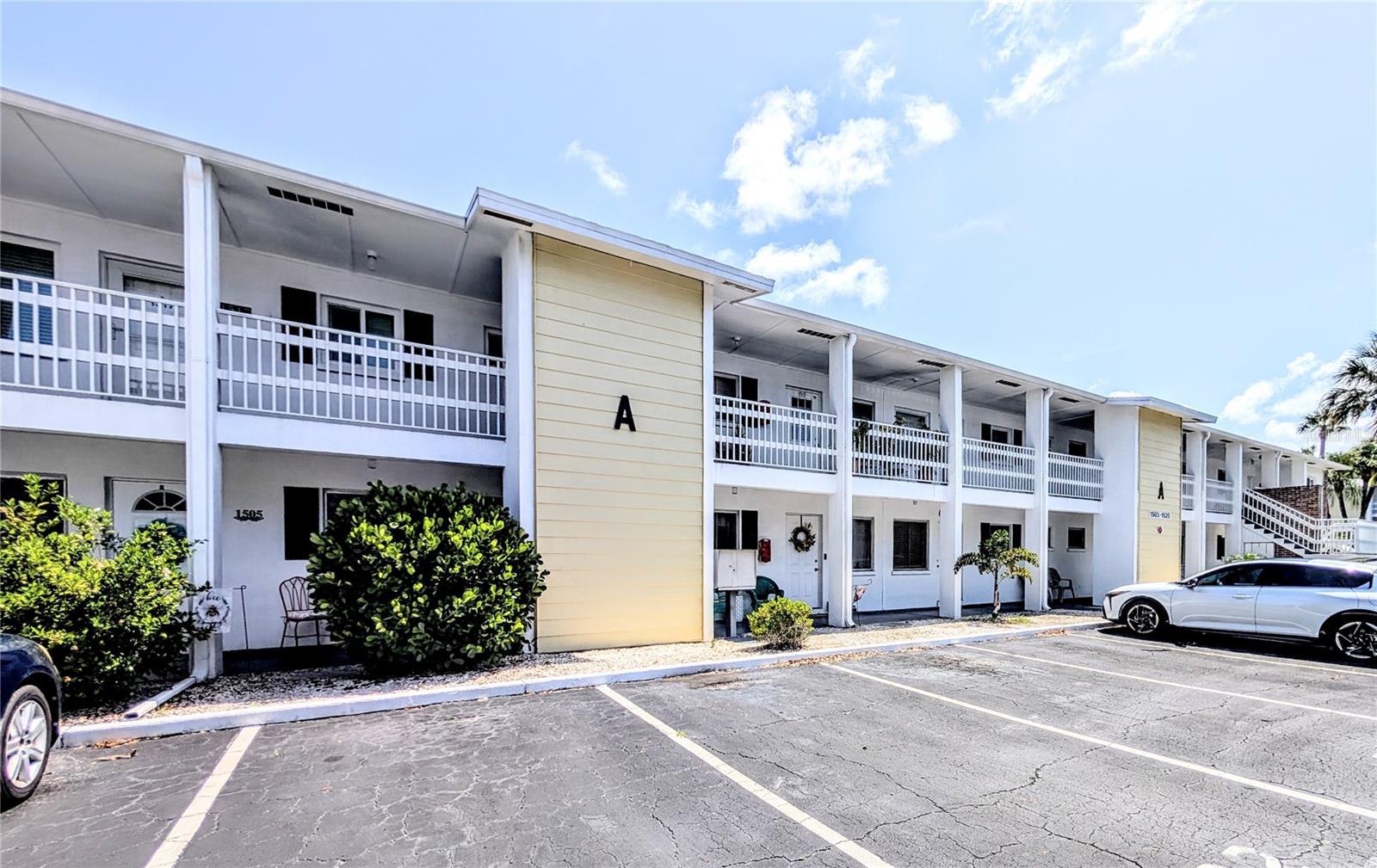 Beautifully updated, ground floor courtyard view condo. This delightful condo has all you need to make it a nice cozy home. With parking at your front door and the patio at the back door, you will have easy access to the amenities of the community. The amenities include a nice heated pool, a very active clubhouse, a grilling area to spend time with your neighbors and friends, shuffleboard courts, and a well equipped laundry facility. If you prefer being out and about, you will like how close our beautiful award winning beaches are from the community, in just under 8-miles and you can be soaking up the sun. Shopping is just across the street where you will find a Publix Grocery Store, T.J. Maxx, Target and several smaller shops, and medical offices. This BEAUTIFULLY UPDATED CONDO will make an excellent winter retreat or even a full time residence.