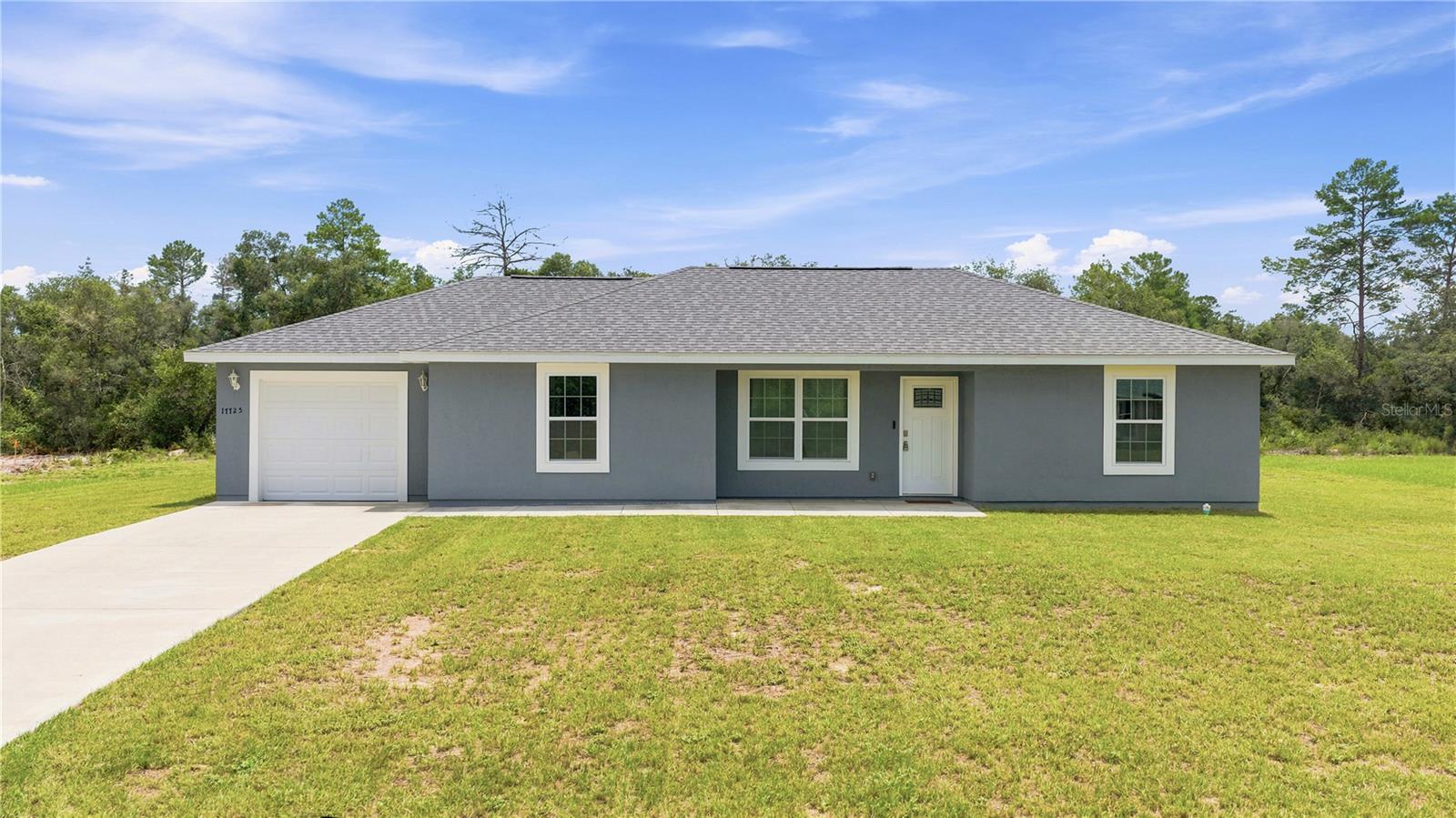 Why wait to build? This beautifully maintained 2024 home offers 3 bedrooms, 2 bathrooms, and sits on a spacious 0.55-acre lot with no HOA. The open, split-bedroom floor plan features vaulted ceilings, a bright living area, and a well-appointed kitchen with granite countertops, stainless steel appliances, ample cabinet space, and a full-size pantry. Granite countertops continue into both bathrooms, while the private primary suite features a spacious ensuite bath and a large walk-in closet.

Enjoy the extra space to create your ideal outdoor living area, garden, or simply relax and unwind. The home is served by public water and a private septic system and is conveniently located in the growing Marion Oaks community with easy access to I-75, shopping, and dining.

Move-in ready and offering the perfect blend of modern comfort, convenience, and space. Quick closing available, schedule your private showing today!