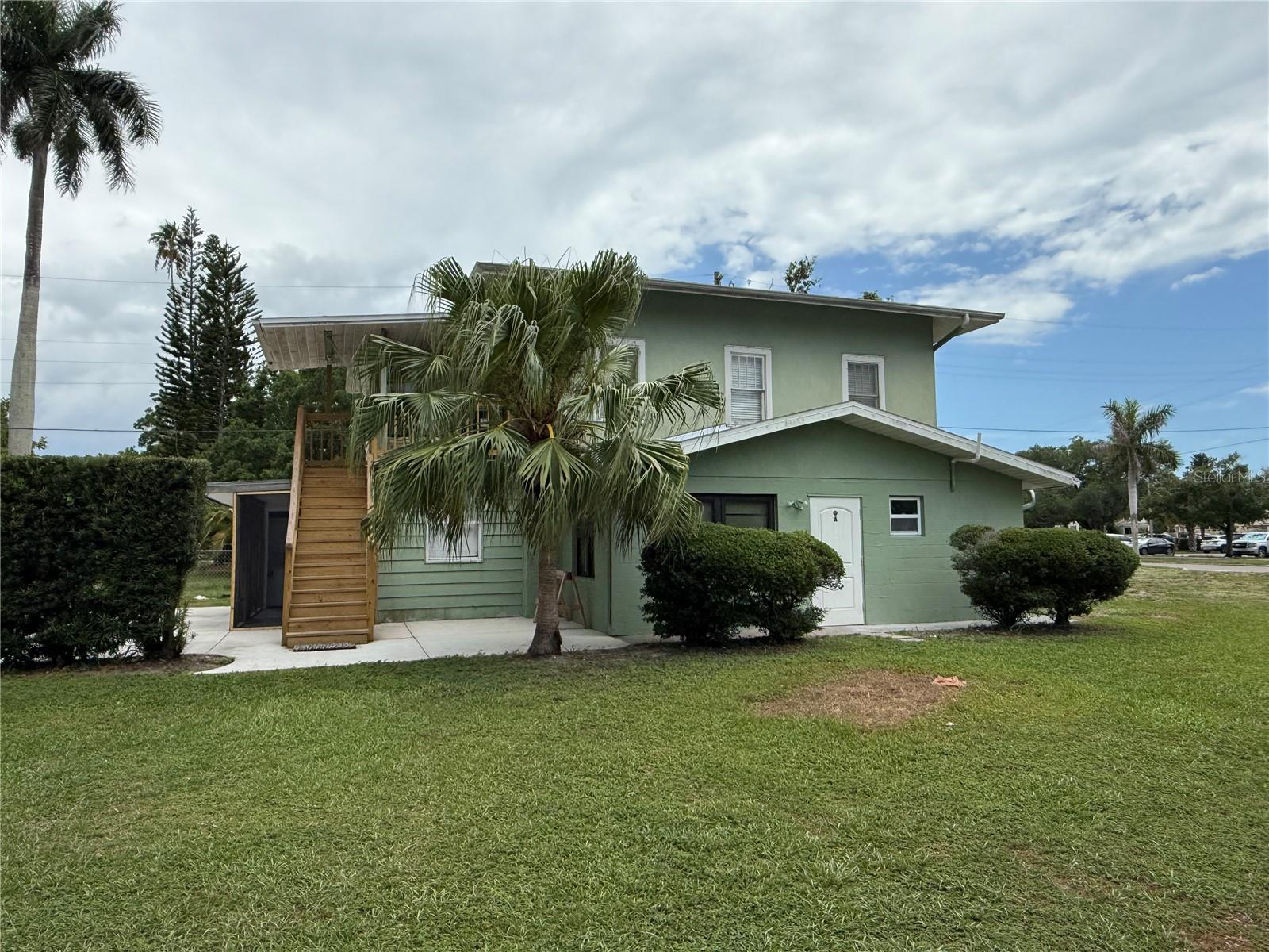 Welcome to this beautifully updated first-floor duplex offering 3 bedrooms and 2 bathrooms in one of Bradenton's most convenient locations. This unfurnished annual rental features a bright and functional floor plan with a newly installed stacked washer and dryer conveniently located on the screened lanai, creating the perfect space to enjoy Florida living year-round. Just outside, residents can relax and entertain on the shared concrete patio surrounded by lush landscaping. Ideally located near the Bradenton Riverwalk, this home is a short distance to waterfront parks, restaurants, shopping, and entertainment. With easy access to major roadways and only a short drive to the pristine beaches of Anna Maria Island, this property offers the perfect combination of comfort, convenience, and coastal lifestyle. Don't miss the opportunity to make this charming home yours! This unit includes lawn care.