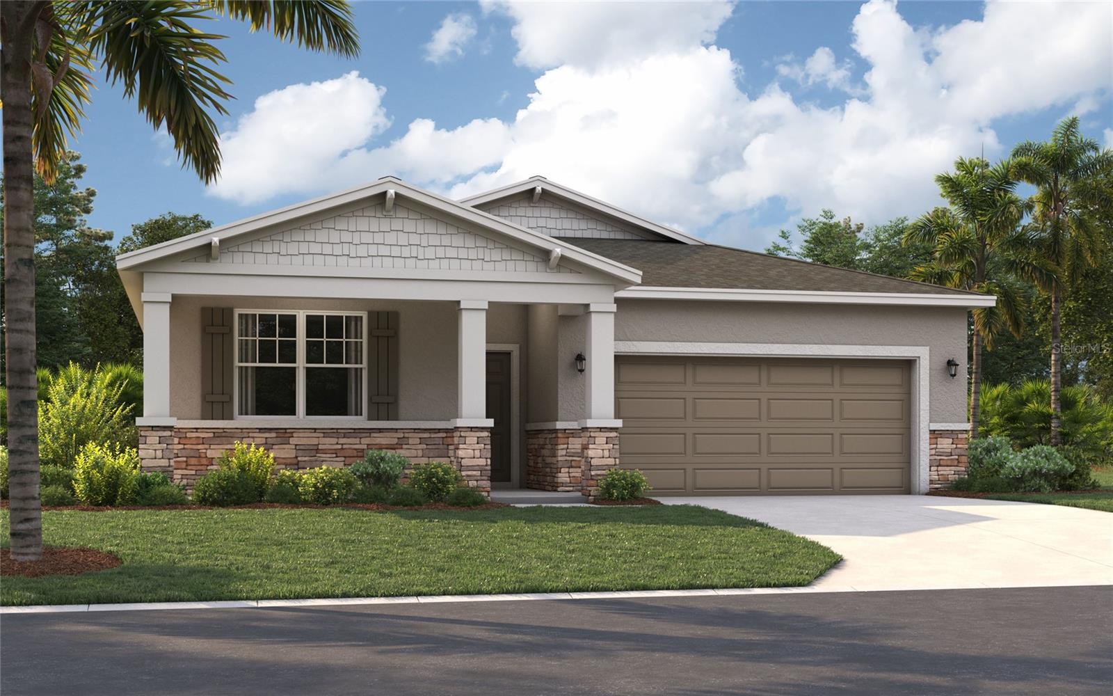One or more photo(s) has been virtually staged. Under Construction. Stanley Martin builds new construction homes in the Brack Ranch community in St. Cloud, Florida. This neighborhood is ideally located midway between downtown Orlando and the beaches of Florida's east coast. You'll have the best of both worlds- the excitement of the city and the tranquility of the coast right at your fingertips. Downtown Orlando and its famous theme parks are just 25 miles away, and I-95 is only 35 miles away, making for an easy commute. With easy access to SR-417, SR-528, US-192, and Florida's Turnpike, your commute will be a breeze. Plus, with Orlando International Airport just a 15-minute drive away, travel is a breeze. It's not just about the surroundings: Brack Ranch is packed with amenities designed to enhance your lifestyle. Take a dip in the pool, relax in our clubhouse, or explore the many hiking trails.

The Juniper combines modern style with practical comfort, offering a design that fits the way you live. A spacious two-car garage and optional covered lanai provide flexibility inside and out, while three main-level bedrooms are thoughtfully positioned at the front of the home. These bedrooms share a dual-vanity bath with a walk-in laundry room conveniently located across the hall. At the heart of the home, the open kitchen and dining area create the perfect setting for dinners or holiday gatherings. Afterward, relax in the expansive 17x17 great room, ideal for entertaining or quiet evenings together. With options for enhanced outdoor living, the Juniper brings the best of Florida’s sunshine and a functional layout together in one inviting design. *Photos are from a similar home.