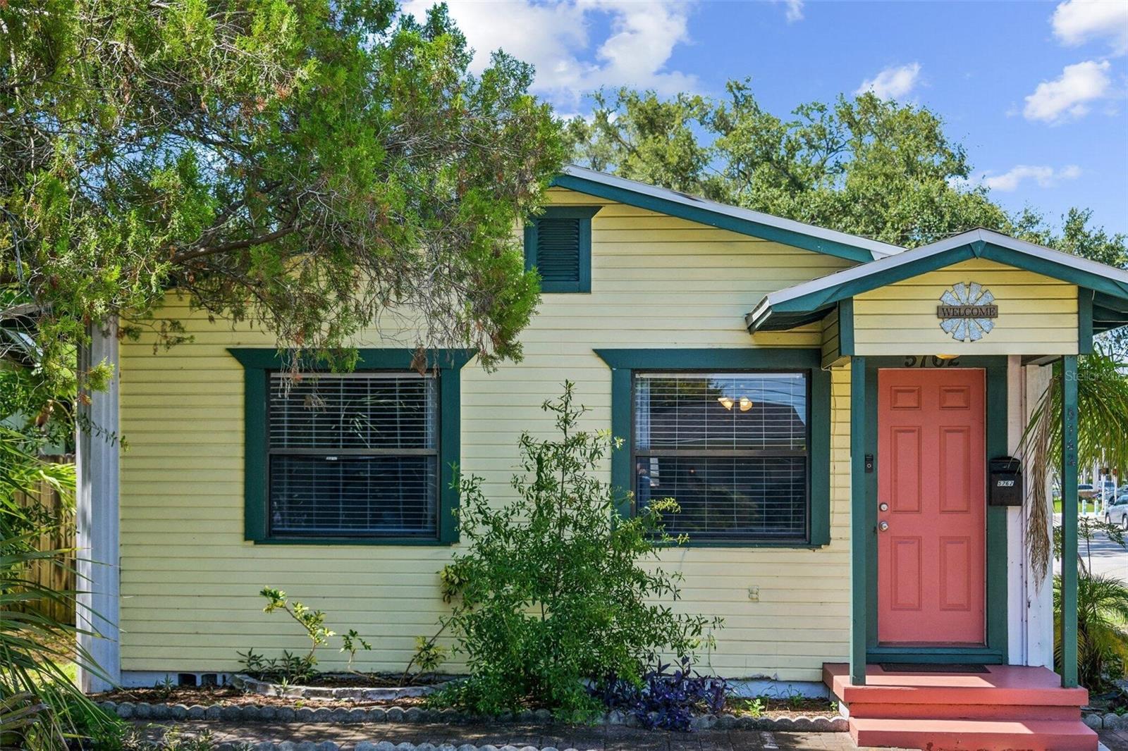Welcome to 5762 2nd Ave N-a thoughtfully maintained home that combines comfort, flexibility, and an unbeatable central St. Petersburg location. The interior showcases a warm, welcoming feel that makes it easy to envision yourself at home.
The split layout provides added privacy, with bedrooms positioned on opposite sides of the home, an ideal setup for guests, a home office, or multigenerational living. The versatile floor plan adapts to a variety of lifestyles, making the home as functional as it is welcoming.
Situated on a desirable corner lot, the property features a covered carport that extends beyond vehicle parking. Whether you're looking for an outdoor entertaining space, workshop area, fitness space, or additional covered storage, this flexible space can easily accommodate your needs.
Perfectly positioned between the award-winning Gulf beaches and vibrant Downtown St. Petersburg, you'll enjoy quick access to restaurants, shopping, entertainment, parks, and major commuter routes, putting the very best of St. Pete just minutes away.
Whether you're searching for your first home, a seasonal residence, or an investment property with broad appeal, this move-in-ready home presents an exceptional opportunity to enjoy one of St. Petersburg's most convenient and desirable locations.
