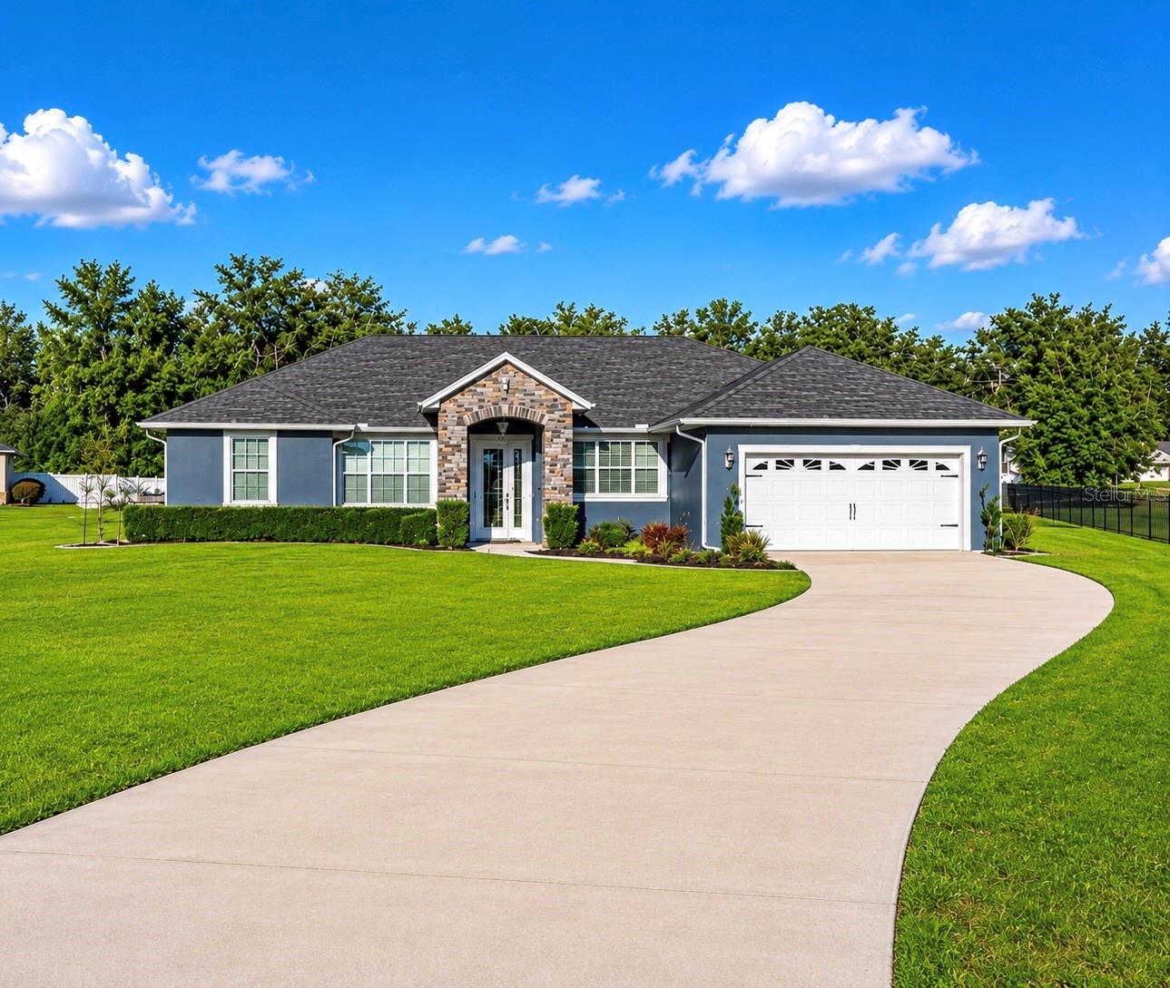 Welcome to this spacious and well-appointed home offering over 3,000 square feet of living space in a desirable gated community. Situated on more than an acre of fully fenced property, this exceptional residence combines comfort, functionality, and convenience.
One of the home's standout features is its two oversized primary suites. The main primary suite boasts dual vanities, a large Jetta soaking tub, a walk-in shower, and two spacious walk-in closets. The second primary suite is equally generous in size and is ideal as a mother-in-law suite, private guest quarters, or a large home office. Its en-suite bathroom has been recently updated and includes a walk-in shower.
The expansive family room, added in 2008, features new flooring and offers the perfect space for entertaining, a game room, or additional living area. From here, you'll enjoy views of the large backyard, complete with both a walk-through gate and a convenient drive-through gate. As an added bonus, the pool table currently in the game room will convey with the property, making it move-in ready for entertaining family and friends.
SELLER OFFERING $45,000 IN CONCESSIONS! Buyers will receive $20,000 toward a new roof, $15,000 toward HVAC updates, and $10,000 toward appliances, providing exceptional value and the opportunity to customize the home to their preferences.
Additional highlights include a two-car garage, two air-conditioning units that have been recently serviced, new ductwork and decking, seamless gutters, roof vents, and a six-zone sprinkler system. The water heater is original and approximately half of the roof is original. The roof covering the 2008 addition was redone in 2016.
Ideally located close to shopping, dining, and everyday amenities, this property is also less than five minutes from the World Equestrian Center, making it an excellent opportunity for equestrian enthusiasts and anyone seeking a prime location.
With its generous living space, versatile floor plan, and sought-after location, this home is truly a must-see. Schedule your private showing today!