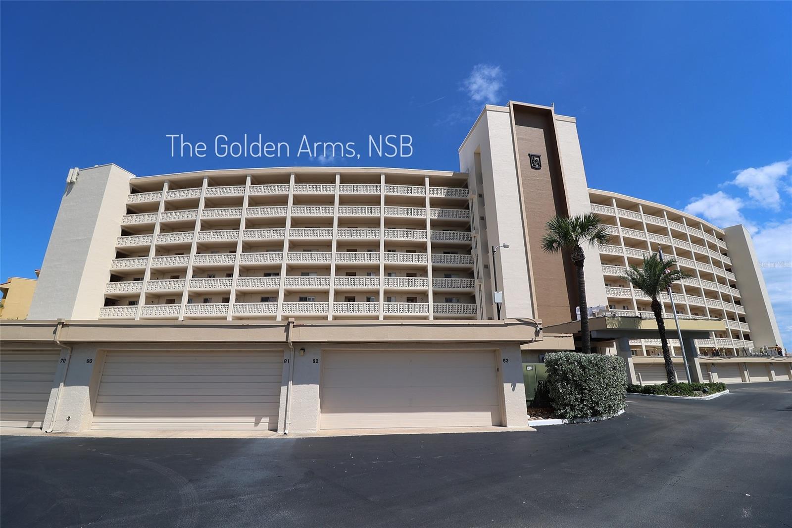 Beautiful DIRECT oceanfront condo in the fabulous community of Golden Arms. Amazing views from this 3rd floor unit, Sit on your large balcony as you watch the captivating views of the Ocean and Sunrises or walk out the front door to access the Atlantic Ocean. The spacious living area and the huge primary bedroom both feature incredible views of the ocean. This unit features remodeled bathrooms, walk in closets, new water heater, a/c approximatly 2-3 years old, breakfast bar, wood laminate flooring, newer interior doors and interior paint and new exhaust fans. This unit also includes a rarely offered private one car garage for parking. If you are looking for a move in ready condo with great square footage, and a great DIRECT OCEAN VIEW look no further. Walking distance to the shops and restaurants on Flagler Ave. The wide white sand beach attracts lots of shore birds and nesting sea turtles, perfect for long walks or bike rides, shelling, fishing, or just relaxing under a beach umbrella. The Golden Arms complex features a heated pool, shuffle board court, putting green and lushly landscaped pool area. New Smyrna Beach is one of the Top Ten beaches in Florida, situated on a barrier Island between the Intracoastal Waterway/Indian River Lagoon. Come for the fun, stay for the relaxation. Come home to the BEACH! All information is intended to be accurate but is not guaranteed. Measurements should be verified by the prospective buyer ;Water: City