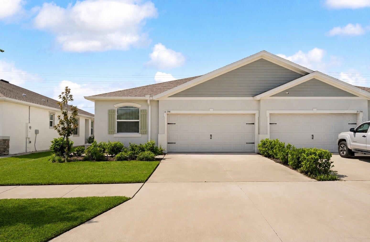 SUPER LOW $12/Month HOA! Enjoy the lifestyle you've been looking for without the premium fees—located just outside the famous Epperson Lagoon, but without the costly lagoon assessments and HOA expenses.

This beautifully maintained ALMOST NEW 3-bedroom, 2-bath villa offers the perfect blend of style, comfort, and affordability. The open-concept floor plan features tile flooring throughout the main living areas, creating a bright, seamless flow that's both elegant and easy to maintain. The kitchen is designed to impress with 42-inch white cabinetry, gorgeous quartz countertops, abundant storage, and a layout that opens effortlessly to the living and dining spaces—ideal for everyday living and entertaining alike.

The spacious owner's suite is a relaxing retreat, complete with a generous walk-in closet and an en-suite bath featuring quartz countertops for a sophisticated finish. Thoughtful upgrades and quality finishes continue throughout the home, providing a move-in-ready opportunity you'll love.

Perfectly situated in the heart of Wesley Chapel, you'll enjoy convenient access to shopping, dining, top-rated schools, hospitals, golf, and major highways, while being just moments from the excitement of Epperson Lagoon—without paying for amenities you may never use.

Two years old with beautiful finishes. Incredible value. With an HOA of just $12 per month, opportunities like this are truly hard to find!