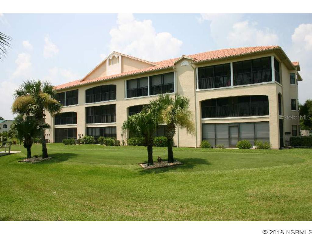 Move right into this lovely, fully furnished 2/2 Bouchelle condo. Breathtaking riverfront views! Large screened balcony overlooking the intracoastal waterway! Over 1,000 sqft of living space. Carpet and tile throughout. Fully equipped kitchen. Spacious, river view master bedroom with large walk-in closet and two vanities(one separated from the full bath). 2nd bedroom with full bath connected (also accessed from living area for guest use). Small dog permitted (must be under 20 lbs). Closet on screened patio used as owner's closet and not included. Basic cable included in rent.Enjoy the best amenities on beachside!Amenities:- 2 custom-designed swimming pools (one heated)- 2 clay tennis courts- Spa- Clubhouse- Exercise Room- Shuffleboard courts- Bar-b-que area-18-hole, all natural chip-and-putt course- 3,100ft. board walk along the river- Riverfront fishing dock- Private boat ramp- 80-slip deep water marina, with electricity and water available for your boat if available with an additional charge- Boat storage - additional charge