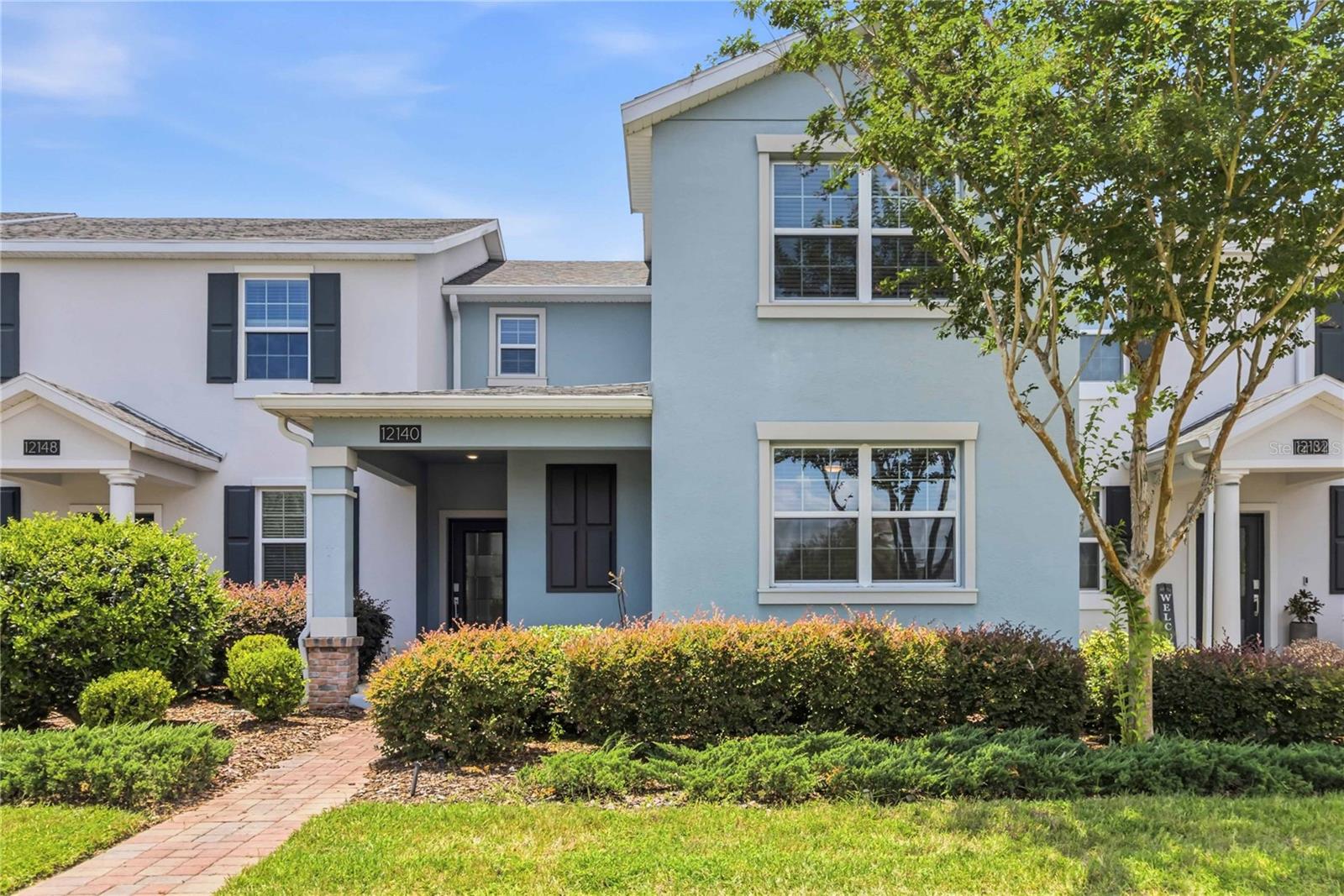 **MODERN STORY PARK TOWNHOME WITH FIRST-FLOOR PRIMARY SUITE, SMART HOME FEATURES, AND MAINTENANCE-FREE LIVING IN THE HEART OF LAKE NONA.** This spacious 4-bedroom, 2.5-bath residence offers the perfect blend of comfort, convenience, and style, just one block from a highly rated middle school and the community park.

Designed for today's lifestyle, the thoughtfully planned floor plan features a desirable first-floor primary suite with a generous walk-in closet, dual vanities, and a separate shower. The open-concept living spaces showcase ceramic tile flooring throughout the main living areas, with comfortable carpeting in the bedrooms. The chef-inspired kitchen is appointed with stainless steel appliances, granite countertops, and abundant cabinet space, creating an ideal setting for everyday living and entertaining.

Enjoy the convenience of integrated smart home technology, allowing remote access to the front door and garage directly from your smartphone. Step outside to your private outdoor retreat featuring a gazebo, perfect for morning coffee, outdoor dining, or relaxing after a long day.

The HOA provides a truly low-maintenance lifestyle with **INTERNET, CABLE, AND LANDSCAPING INCLUDED**, while residents also enjoy access to community amenities and recreational facilities. Ideally positioned with easy access to SR 417, SR 528, Orlando International Airport, and Lake Nona Medical City, this home offers exceptional connectivity to Central Florida's premier employment, healthcare, dining, and entertainment destinations.

A rare opportunity to own a move-in-ready townhome in one of Lake Nona's most desirable communities. Schedule your private showing today.