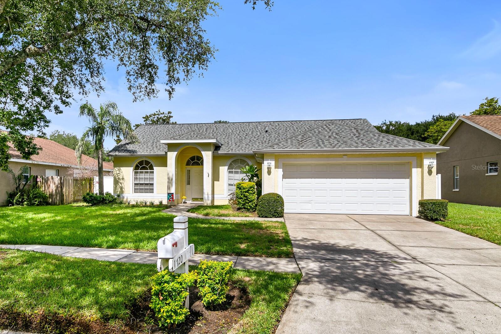 Don't miss this rare opportunity to own in one of Brandon's most charming deed-restricted neighborhoods at a price that leaves room to make it truly your own. This 3-bedroom, 2-bath split-plan home offers a screened back porch perfect for relaxing evenings, a spacious fenced backyard, and a two-car garage — all on a quiet street close to everything in Brandon. The major systems are already done: new roof (2024), new AC (2024), garage door (2021), and water heater (2017) — so you can focus your energy on the cosmetic updates that will make it shine. Think fresh paint, a refreshed kitchen, updated baths — and you've got a home that's truly yours. Perfectly livable as-is, has built-in cabinetry in garage for extra storage and priced well below the competition, this one won't last long.