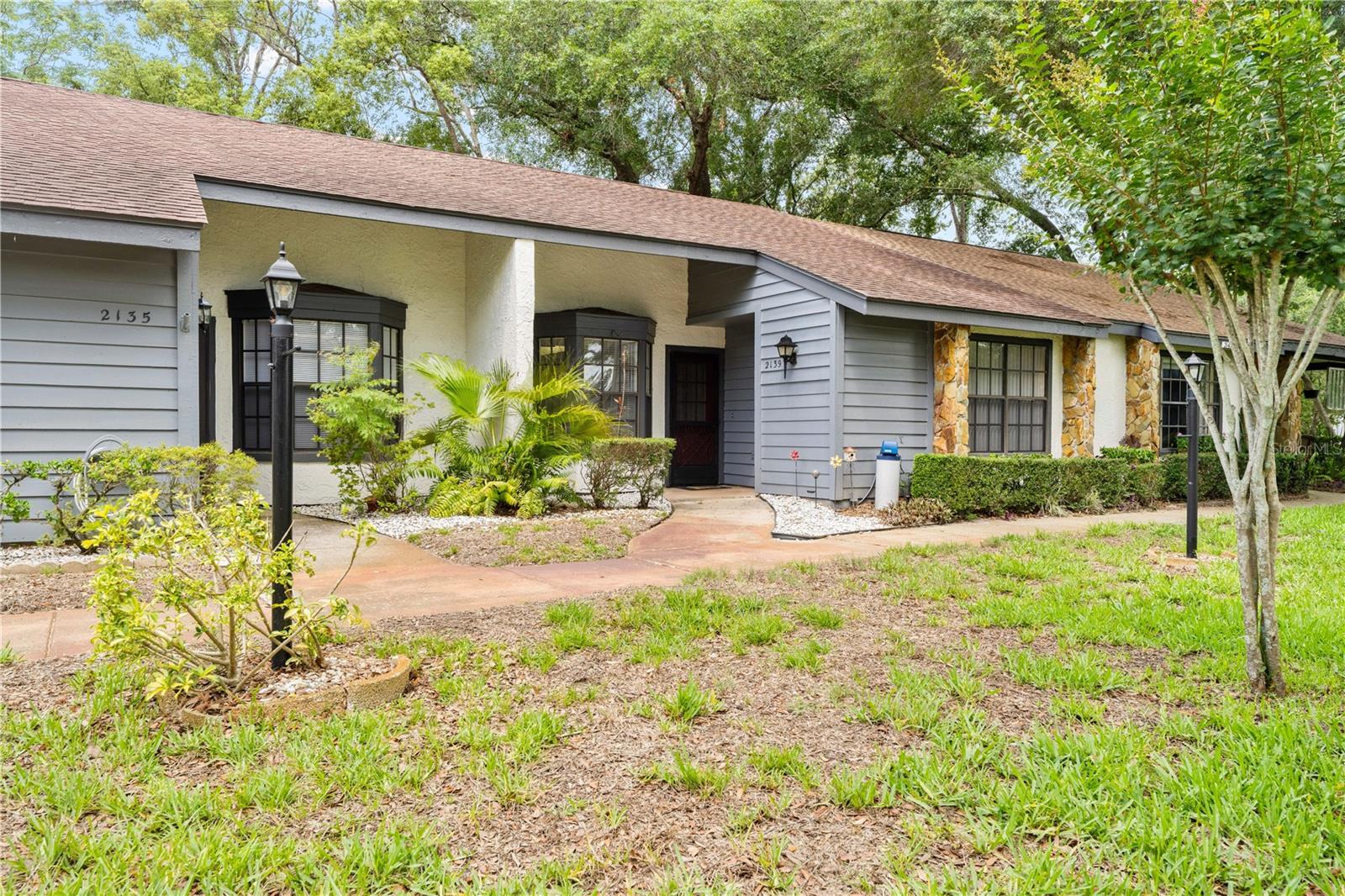 Enjoy the Florida lifestyle in the highly desirable 55+ Timber Pines community! This well-maintained 2-bedroom, 2-bath villa features newer laminate flooring in the main living areas, updated carpet in the bedrooms, upgraded kitchen appliances, new ceiling fans, and an updated shower in the primary bath. The spacious primary suite offers both a walk-in closet and an additional double closet for ample storage.

Relax in the screened lanai or enjoy the privacy of your backyard patio. A covered carport is conveniently located just steps from the unit.

Timber Pines offers resort-style living with four golf courses, a country club, restaurant, two pools, fitness center, tennis and pickleball courts, and an active calendar of clubs and social events. Low-maintenance living and exceptional amenities make this the perfect place to enjoy your retirement years!