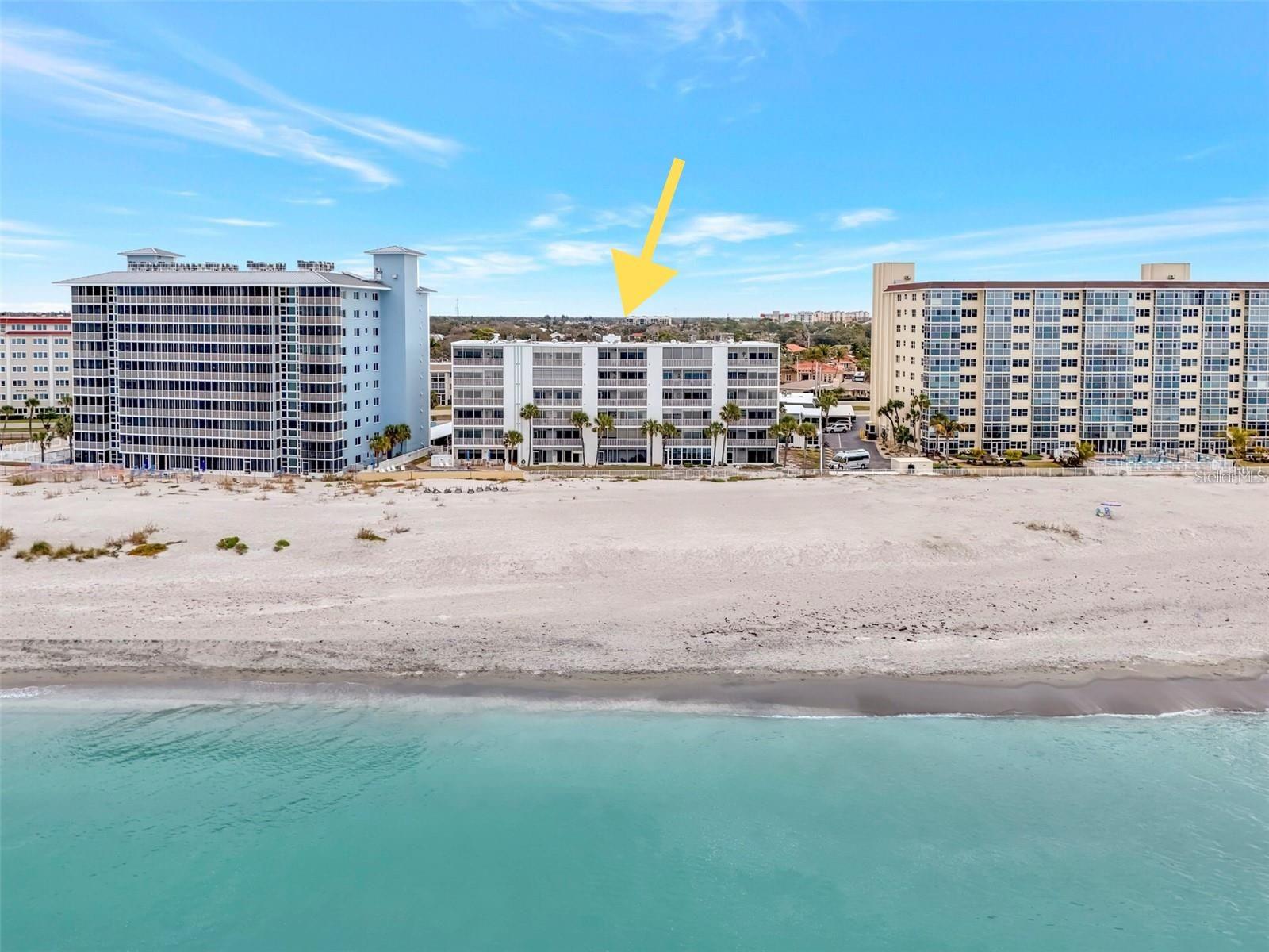 $21,000 PRICE REDUCTION!  Rare Opportunity: Direct Beachfront Corner Condo on the Island of Venice, with Unobstructed Gulf Views and a pet friendly community, a rarity for condos located on the beach! You can escape to paradise in this stunning 2-bedroom, 2-bathroom beachfront condo located directly on the pristine sands of Venice Island, Florida.  This corner unit offers full, unobstructed panoramic views of the sparkling Gulf of Mexico almost from every room, where you can wake up to breathtaking sunrises and watch dramatic sunsets right from your private balcony. In one of the most exclusive and intimate communities on the island with only 37 condos total, availability like this is a rarity.  This condo also includes an in-unit washer and dryer for ultimate convenience.  Enjoy the private beach, brand new pool, accompanied by a newly remodeled community center.  The exclusivity and low-density feel that makes this enclave so special, far from the crowds of larger developments. Step inside to a beautifully remodeled interior featuring high-end custom cabinetry in the spacious kitchen and dining area, modern finishes throughout, and an open, airy layout perfect for coastal living. The condo includes an in-unit washer and dryer for ultimate convenience. 
Venice Florida is a charming coastal city in Sarasota County on Floridia’s Gulf Coast.  “Venice Island”, often to referred to by locals, specifically describes the downtown/historic portion of the city, which sits on a mainland area separated by the Intracoastal Waterway and connected by bridges, giving it an island-like feel with its canals and waterfront vibe.  The downtown area has a lovely, old-Florida-meets-Italian-Renaissance feel with historic architecture, palm tree lined streets with boutique shops, art galleries, Farmers Market, Venice Yacht Club fabulous restaurants and live entertainment.  Venice has been named one of the happiest seaside towns by Coastal Living. This rarely available condo is just a stroll away from downtown Venice, combine this with the private beach, and you simply have it all!  
Whether you're seeking a full-time residence, seasonal getaway, or smart investment in one of Florida's most desirable beach towns, this corner gem delivers unmatched lifestyle and value.
Contact us today for a private showing before it's gone!
