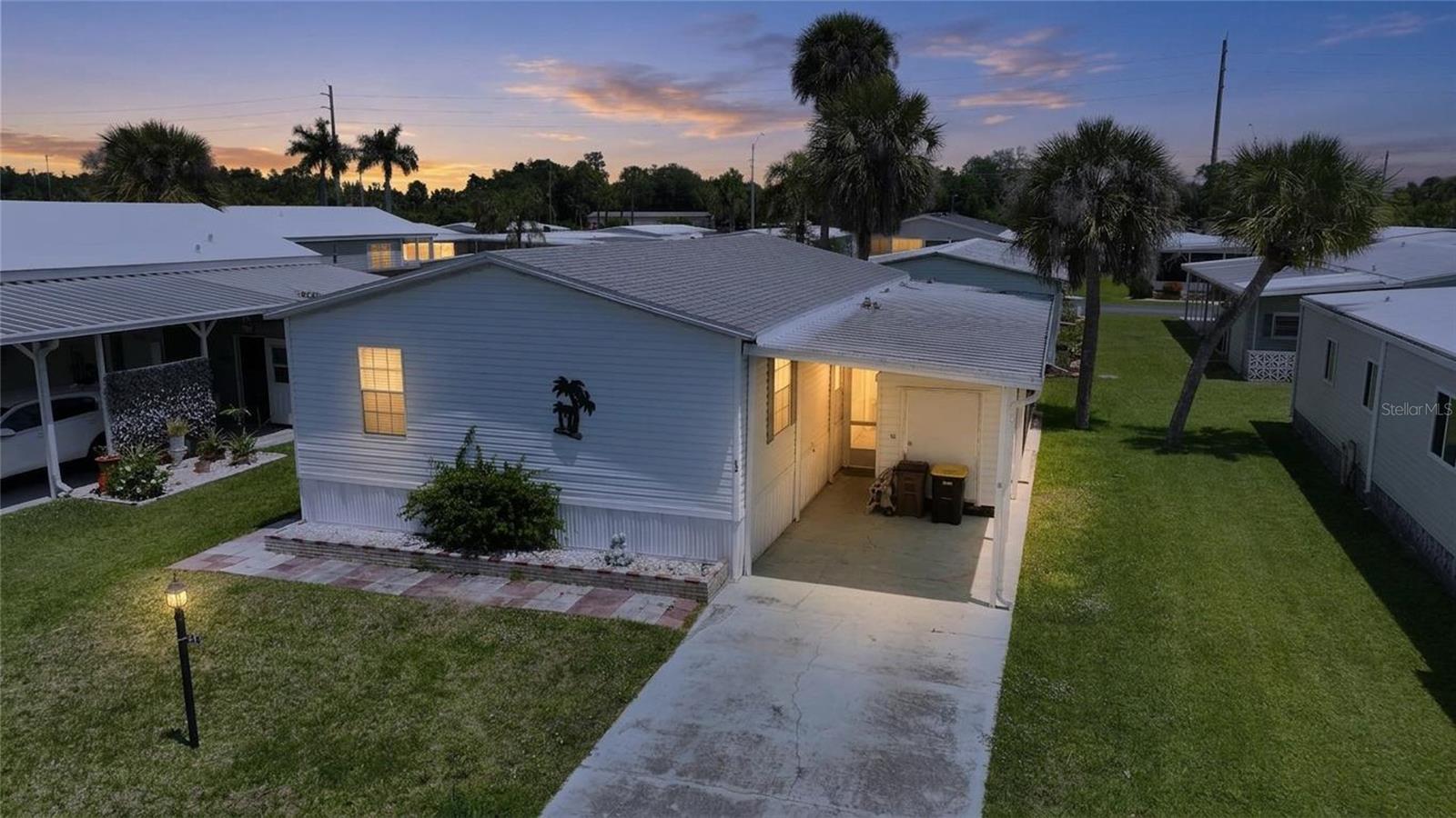 $5,000 credit for shares to be credited to the new buyer! Welcome to 10303 Burnt Store Road, Lot 35, in the desirable Eagle Point community—a peaceful and active 55+ neighborhood designed for comfortable Florida living. This well-maintained 2005 doublewide offers 3 bedrooms and 2 bathrooms across 1,056 square feet, with a spacious 44x24 layout that feels open and inviting. Sold fully furnished, this home is truly move-in ready, allowing you to settle in and start enjoying your new lifestyle right away. Recent updates include a new roof in 2022 and a water heater installed in 2025, providing added peace of mind.

Eagle Point is a welcoming, pet-friendly community allowing two small pets, perfect for those who want to bring their furry companions along. The quarterly HOA fee of $845.39 includes water, and ownership requires the purchase of 20 shares at $1,000 each, with the seller generously offering a $5,000 credit toward those shares. Residents enjoy a wide range of amenities, including a private boat ramp with access to Alligator Creek, a clubhouse filled with social activities, a community library, and outdoor gathering spaces with grills and picnic tables. There are also shuffleboard courts, a putting green, and a dog park, all contributing to the vibrant and friendly atmosphere.

Ideally located just minutes from historic Punta Gorda, this home places you close to shopping, dining, biking, and fishing opportunities. Enjoy nearby waterfront attractions, local parks, marinas, and scenic spots like Fishermen’s Village and Ponce de Leon Park, all within a short drive. This is a wonderful opportunity to embrace a relaxed, active Florida lifestyle in a charming and conveniently located home. Schedule your showing today and see all that Eagle Point has to offer.