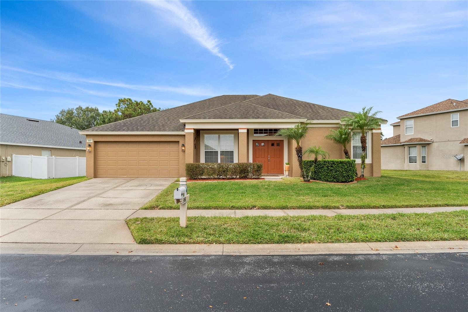 This spacious and elegant home boasts 3,028 square feet of living space, featuring 4 bedrooms and 3.5 bathrooms, located in the highly sought-after Meadow Pointe 4 subdivision. The layout is thoughtfully designed, ensuring both privacy and connectivity among its various areas.  Upon entering, you are greeted by a convenient office space, enclosed by classic French doors to your left. Moving further in, the home unfolds into a generously sized formal dining room, seamlessly connected to the kitchen, making it perfect for entertaining guests.
The master suite, located on the right side upon entry, is a haven of relaxation. It includes an en-suite bathroom equipped with a stand-up shower, a luxurious soaking tub, and his and hers sinks. The suite also features two walk-in closets, offering ample storage space.
The heart of the home is the large, modern kitchen, boasting a cooking island with seating opportunities, ideal for casual dining or social cooking experiences. The kitchen's open floor plan merges effortlessly with the living room, creating a spacious and welcoming area for family gatherings.  Around the corner from the kitchen, you'll find a practical laundry room. On the opposite side of the home lies the in-law suite, a self-contained area with its own en-suite bathroom featuring a stand-up shower, a large closet, and a private entrance from the side of the house, ensuring both privacy and accessibility.  The remaining two bedrooms are well-appointed and share the third bathroom, which includes a shower-tub combo. Adding to the home's appeal is an upstairs loft area and a convenient half bathroom.  One of the highlights of this home is the covered patio, accessible through glass sliding doors from the master suite, formal dining room, kitchen, living room, and in-law suite. This feature provides a seamless transition to outdoor living, perfect for enjoying the serene view of the wooded area behind the house, ensuring no immediate back neighbors.  Residents of Meadow Pointe 4 can enjoy an array of amenities, including a clubhouse, a large pool, basketball courts, and a playground, making this home not only a luxurious living space but also a part of a vibrant and active community.