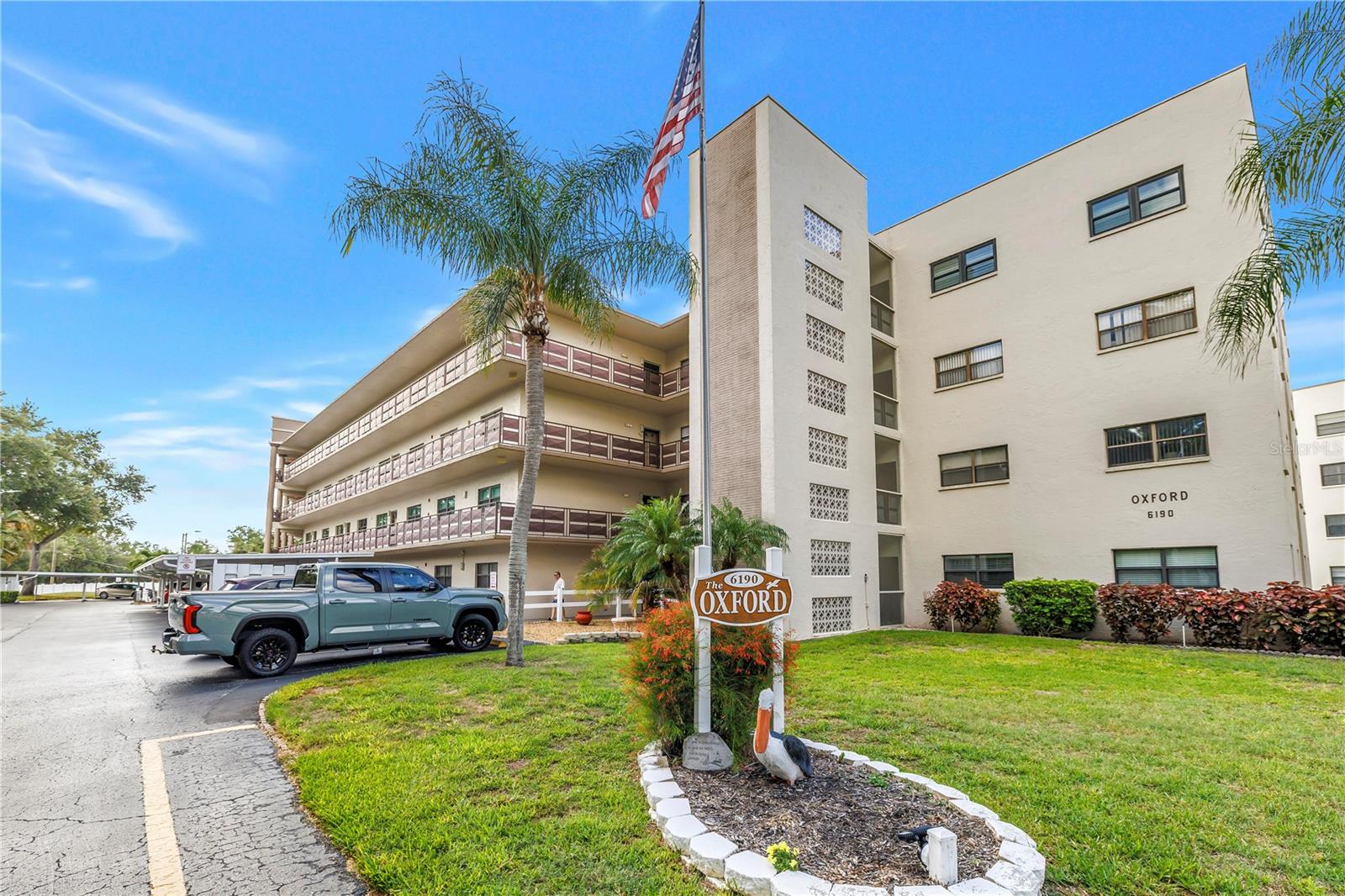 Welcome to the Oxford Building at Five Towns! Offered at just $205,000, this beautifully updated 2-bedroom, 2-bath condominium offers exceptional value in one of St. Petersburg's most sought-after active 55+ communities. Move right in and enjoy a bright, open floor plan featuring tile flooring throughout, a beautifully renovated kitchen with white shaker cabinetry, quartz countertops, subway tile backsplash, and newer appliances. Enjoy peaceful pond views from your private screened balcony—the perfect place to start or end your day. Peace of mind comes with new impact windows throughout, adding energy efficiency, storm protection, and comfort.

Terrace Park at Five Towns is a vibrant, pet-friendly 55+ community offering resort-style amenities including multiple heated pools, clubhouses, fitness centers, tennis courts, shuffleboard, billiards, libraries, walking paths, and an active social calendar. Just minutes from award-winning Gulf beaches, shopping, restaurants, downtown St. Petersburg, and Tampa International Airport, this location truly has it all. Whether you're looking for a full-time residence or a seasonal escape, this move-in ready condo offers the Florida lifestyle you've been waiting for