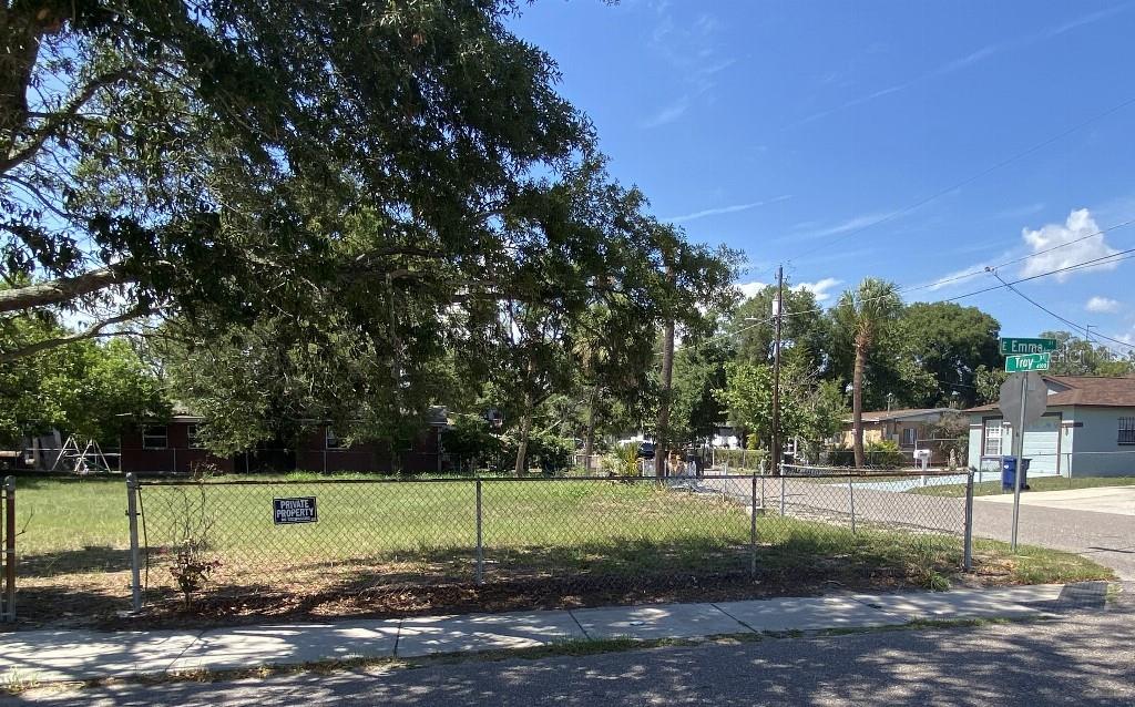 Discover a prime opportunity at the corner of North Troy St and East Emma St in Tampa, Florida. These two adjacent vacant lots, each measuring 50 by 95 feet, must be sold together. With utilities already on-site, the possibilities are endless—build your custom home or create an investment with multi-use potential.

ZION HEIGHT LOT 5 & 6 BLOCK 2
Both lots are 50x95

Parcel# 1566750100 and Parcel# 1566760000