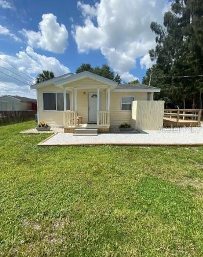 Affordable updated 2-bedroom, 1-bath home in the heart of Punta Gorda! Features an open floor plan with new flooring, modern fixtures, and a bright kitchen with ample cabinet space. No HOA or deed restrictions and situated on a quiet dead-end street, this home offers both privacy and convenience. City water with septic, eco-friendly LED lighting, stainless steel appliances and central A/C & heat throughout. The generous lot is perfect for entertaining or enjoying the Florida sunshine.
Located just minutes from downtown, shopping, dining, and beautiful parks, this home is also surrounded by growing commercial development, including nearby Chick-fil-A and Starbucks. Many new retailers are coming to the area soon. Ideal for growing families, snowbirds, or investors. Opportunity for customization. Schedule your showing today!