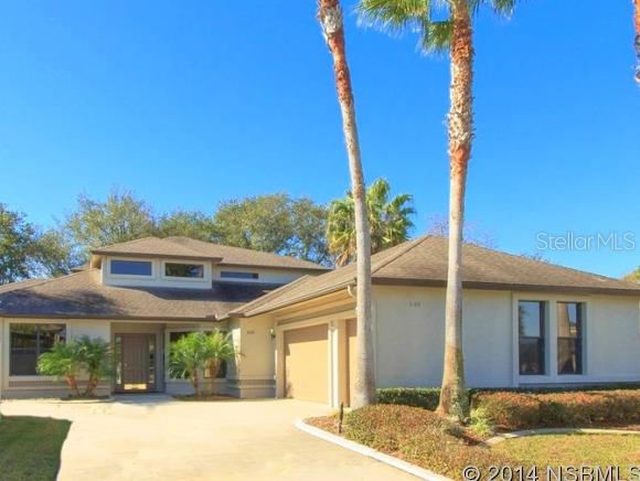 Better than New & one of the larger homes in sought-after Wedgewood at Spruce Creek Fly-In, a gated country club community with private airport & 24/7 security. Immaculate home with Open Floor Plan, including 3 bedrooms, 2.5 baths plus Office & Loft/Family Room & 3-car Garage. The spacious Great Room overlooks a  Lanai & private backyard. The Dining Room has a custom Seychelles photo mural. The spectacular Kitchen features new Adalite cabinets, exquisite imported granite countertops & back splashes & center island. The Grohe faucet and Electrolux appliance package with refrigerator, dishwasher, microwave, double ovens & induction cooktop with downdraft show the excellent taste. The Office, located directly off the foyer, has His & Her built-in desks & cabinets. The 1st floor Owners Suite has a walk-in closet w/closet system, glass block walk-in shower, garden tub & dual vanity sinks. The Laundry Room is located to the rear of the Master Bath with a laundry tub, new Maytag top load washer & front load dryer. Bedroom 2 & Powder Room are also located on the main floor. Upstairs, is a large Loft, Bedroom 3 with walk-in closet & bath plus extra room used for storage. Others additions include new A/C system & air ducts, interior paint, all new hardware, lighting & plumbing fixtures, 3M hurricane resistant window film, sunshades for Lanai & tropical landscaping. Wedgewood HOA provides weekly landscaping services, exterior painting & community pool for $720 per qtr. ;Water: City
