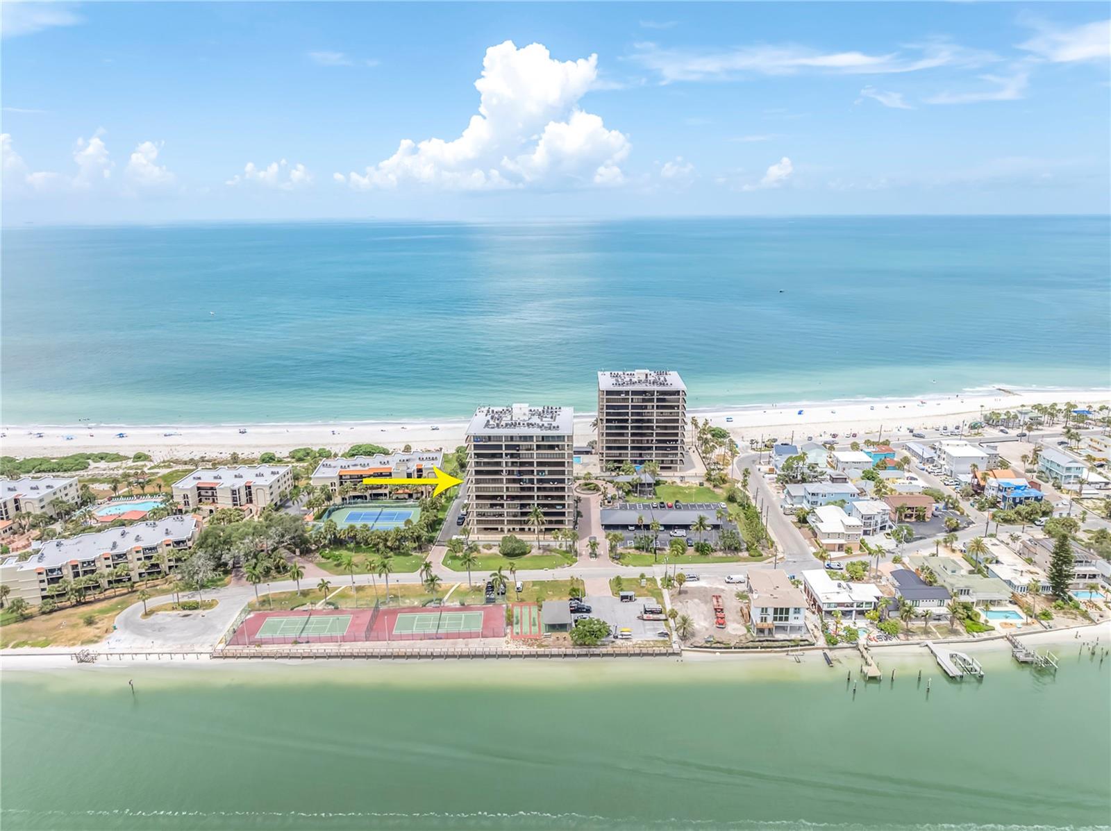 Have you always dreamed of living right on the beach? Imagine waking up to stunning views every day from this remarkable 7th-floor condo at the highly sought-after Mansions by the Sea – Sunset Beach. This is your opportunity to experience coastal beach living at its finest.

Located on the prime southeast corner, this residence treats you to unobstructed, breathtaking views of the sparkling Gulf waters, the soft sands of the beach, and boats gracefully gliding along the Blind Pass Waterway. Whether you’re relaxing under the sun or enjoying a sunset lighting up the sky from your incredible 90 ft wrap-around private balcony, every moment spent here feels like a vacation.

Inside, the condo features two spacious bedrooms and two full bathrooms, providing ample space for relaxation and comfort. It’s the perfect setting for entertaining friends or simply unwinding after a long day. With floor-to-ceiling windows, the bright and airy living area invites the beauty of the outdoors in, making you feel connected to your stunning surroundings.

This unit is ready for your personal touch with renovations and upgrades to truly make it your own. Picture sipping your morning coffee while observing dolphins and vibrant sea life right from your balcony. 

The community offers fantastic amenities, including lush landscaping, a sparkling pool, a clubhouse, fitness center, gated entry, and direct access to the pristine Sunset Beach. Here, you’re not just buying a condo; you’re embracing a vibrant lifestyle filled with sunshine, relaxation, and adventure. 

This property is the epitome of tropical Florida beach living, ideal for a serene retreat, a wise investment opportunity, or a permanent residence—you may find it hard to ever want to leave! 

Don't let this chance to own a piece of paradise slip away. You’ll be just moments from an array of fabulous restaurants, eclectic entertainment, and easy access to downtown St. Petersburg and Tampa International Airport. Your dream home awaits—experience beach living at its best!