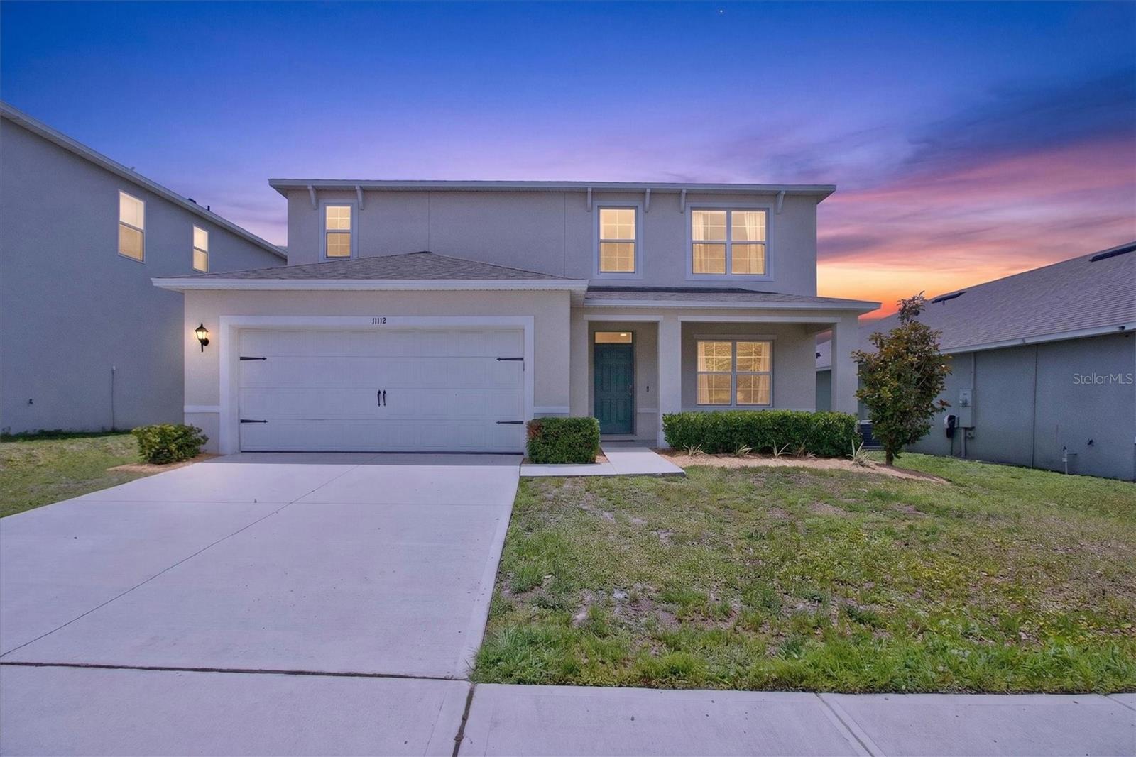 PRICE REDUCTION, and THIS HOME HAS AN ASSUMABLE 4.75 VA LOAN AVAILABLE!  If you are considering new construction, consider these two bonuses with this four year old:  The builder grade paint was covered professionally with soft, relaxing hues by a $5,500 investment from the Seller.  The Seller also invested $6,000 for vinyl fencing.  Compare and see.  This home is not only priced to sell, the new owner will not need to spend for items the original owner is providing.  There is more!  The big screen TV shown in pictures 11 and 12 is included with your purchase.  Moreover, the Seller had an attractive tile backsplash installed in the kitchen since the home was listed for sale.  Schedule your showing to see that :) You'll also save money with the incuded washer and dryer as well as the labor saving benefit of the second floor laundry room.  From the street and looking at the front of 11112 Amber Ridge Drive, you can see the landscape areas and along both sides of the home a blanket of attractive, durable river rock that provides excellent drainage, errosion prevention and low maintenance.  Outback you have all of the benefits provided by a six foot high vinyl fence.  Step inside the front door to almost 2,900 square feet of living space and you'll find the current owner's office to the right.  Continue ahead and you find the kitchen with its huge granite covered island.  The kitchen makes up a third part of the open area that includes the dining and family rooms.  The first floor master suite had new carpet installed on 05/22/2026.  At the top of the steps you find the large second floor living room.  One of the four bedrooms here on the second floor is an ensuite with its own bathroom for extra privacy and convenience.  Along with the third full bathroom you'll have the step saving convenience provided by the laundry room on the second floor.  Attractively priced, built just four years ago, lifestyle opportunities abound. Westridge Park in Zellwood is a modern community across Ponkan road from Apopka.  This is an opportunity to live in a community found in the midst of some of Northwest Orange County's beauty while enjoying community features that include a pool and a playground.  Just three miles from the Northwest Sports Complex and the Apopka Amphitheater, there is opportunity for diverse outdoor activities that include beautiful waterfront walking routes, pavilions, fields and courts to accommodate nearly any kind of outdoor sport.  There are also frequent events of interest that include professional as well as up and coming professional musicians presenting nearly every genre of music.  Known as the Saturday Sounds with a presentation nearly every Saturday evening, there is plenty for music lovers to enjoy.  There is real value here.  Contact your agent to see it today!