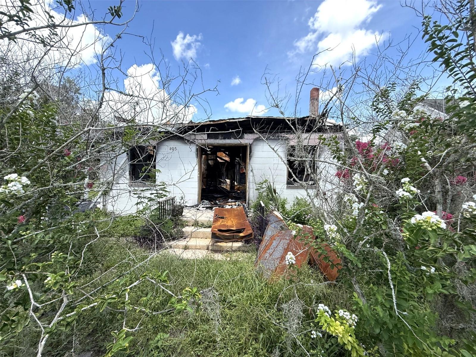 INVESTOR SPECIAL ~ LOT VALUE ONLY!! Looking for a lot to build on with existing utility hookups already in place for huge savings on impact fees; you've found it. The house is a complete loss from extensive fire damage and must be completely torn down. Conventionally located close to restaurants, shopping and schools. CASH ONLY!!! SOLD AS-IS. SIGHT UNSEEN OFFERS WILL NOT BE REVIEWED.