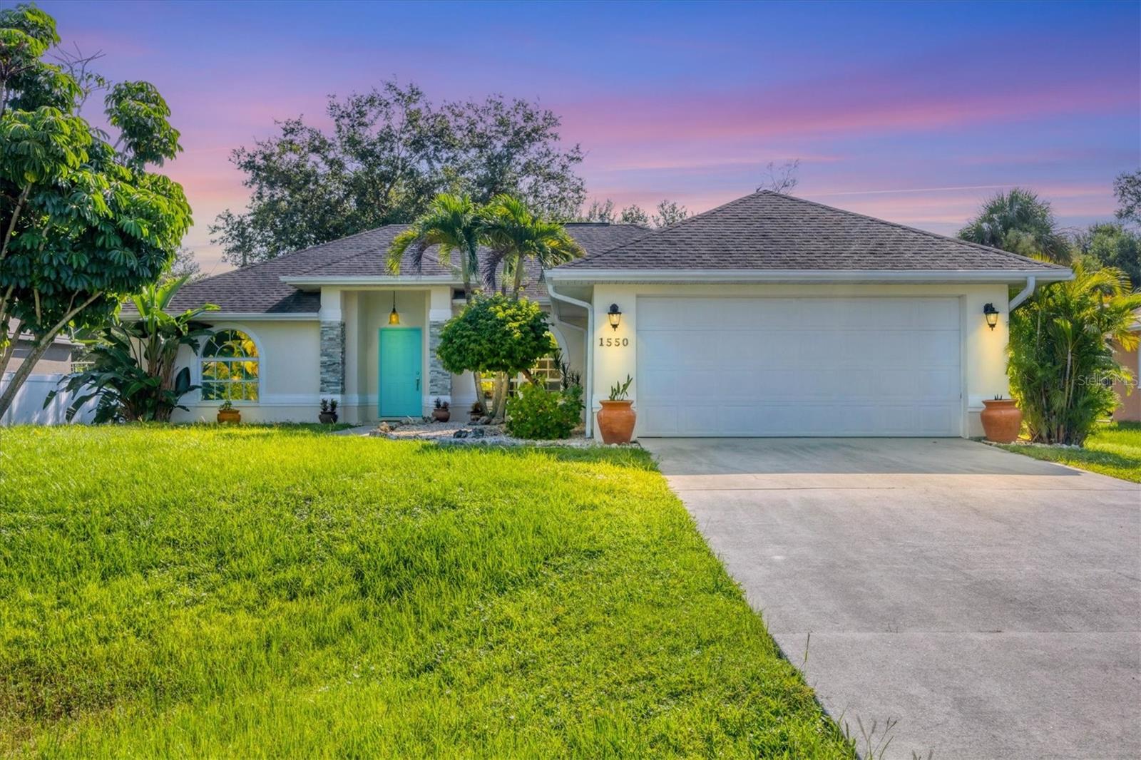 Gorgeous 3BR/2BA Home with Spa, OFFICE Room & Upgrades Galore! PUBLIC WATER! NO HOA OR CDD! NOT FLOOD ZONE! GAS DRYER AND GAS STOVE! Welcome to your dream home! This immaculate 3 bedroom, 2 bathroom residence with a 2-car garage features a built-in in-ground spa, beautiful ceramic tile throughout, and a spacious open floor plan with cathedral ceilings. The kitchen is a chef’s delight with granite countertops, updated backsplash and large single sink and touchless faucet (2022), a Gas stove, and newer stainless steel appliances. Enjoy casual dining at the breakfast bar. dishwasher, counter depth premium refrigerator, and modern finishes. Relax in luxury on the screened-in lanai, featuring travertine flooring (2022) and access to your private spa with a brand-new motor (2025). The large bonus room is ideal for a man cave, playroom, craft room, or office — the possibilities are endless! The master suite includes French doors to the lanai, his and hers walk-in closets, and a bump-out for extra space. The ensuite bathroom, recently updated, boasts a skylight, walk-in shower, and a separate soaking tub. The guest bedrooms completely are generously sized with large closets, with brand new light/fan and the second bathroom completely remodeled (2024) also features a skylight and a shower. Additional features: New sprinkler system and backflow valve (2024) Roof replaced in 2016 Septic tank cleaned (June 2024) Gas lines installed in 2016 for stove and dryer (Calkins Gas tank rented, prepaid through May 2026, $64/yr) Hurricane shutters for peace of mind. Concrete slab for grilling and a shed with electric – perfect for a workshop or extra storage! Excellent location near the Warm Mineral Springs and the NEW Sarasota County Public Hospital Board approved a $450 million plan today to build North Port’s first hospital on North Sumter Boulevard in North Port . Discover the nearby pristine Gulf beaches, where you can bask in the sun, partake in water activities, or simply relish the tranquility of the ocean. Embark on nautical adventures from the conveniently located marinas, allowing you to explore the region's captivating waterways and nearby islands. Fishing enthusiasts will delight in the world-class fishing opportunities, while golf aficionados can indulge in a variety of renowned golf courses. North Port is known for its thriving shopping and dining scene, featuring a diverse range of retail centers, boutiques, and restaurants. Immerse yourself in the vibrant downtown area, boasting charming shops, art galleries, and entertainment venues. The city hosts numerous cultural events, festivals, and community gatherings throughout the year, ensuring there's always something exciting happening. Beyond the city's amenities, this vacant lot offers proximity to breathtaking nature parks and preserves. Nature enthusiasts will find endless opportunities to connect with the outdoors just moments away from this property. North Port also boasts excellent educational institutions, reliable medical facilities, and convenient transportation options. The city's welcoming community and strong sense of belonging make it an ideal place to establish roots and create lasting memories. Do not miss out on this exceptional opportunity to craft your dream home or invest in a prime location.Experience the best of Florida with nearby beaches, golf courses, and outdoor recreational activities just a short drive away. Don't miss out on the chance to own this extraordinary home.