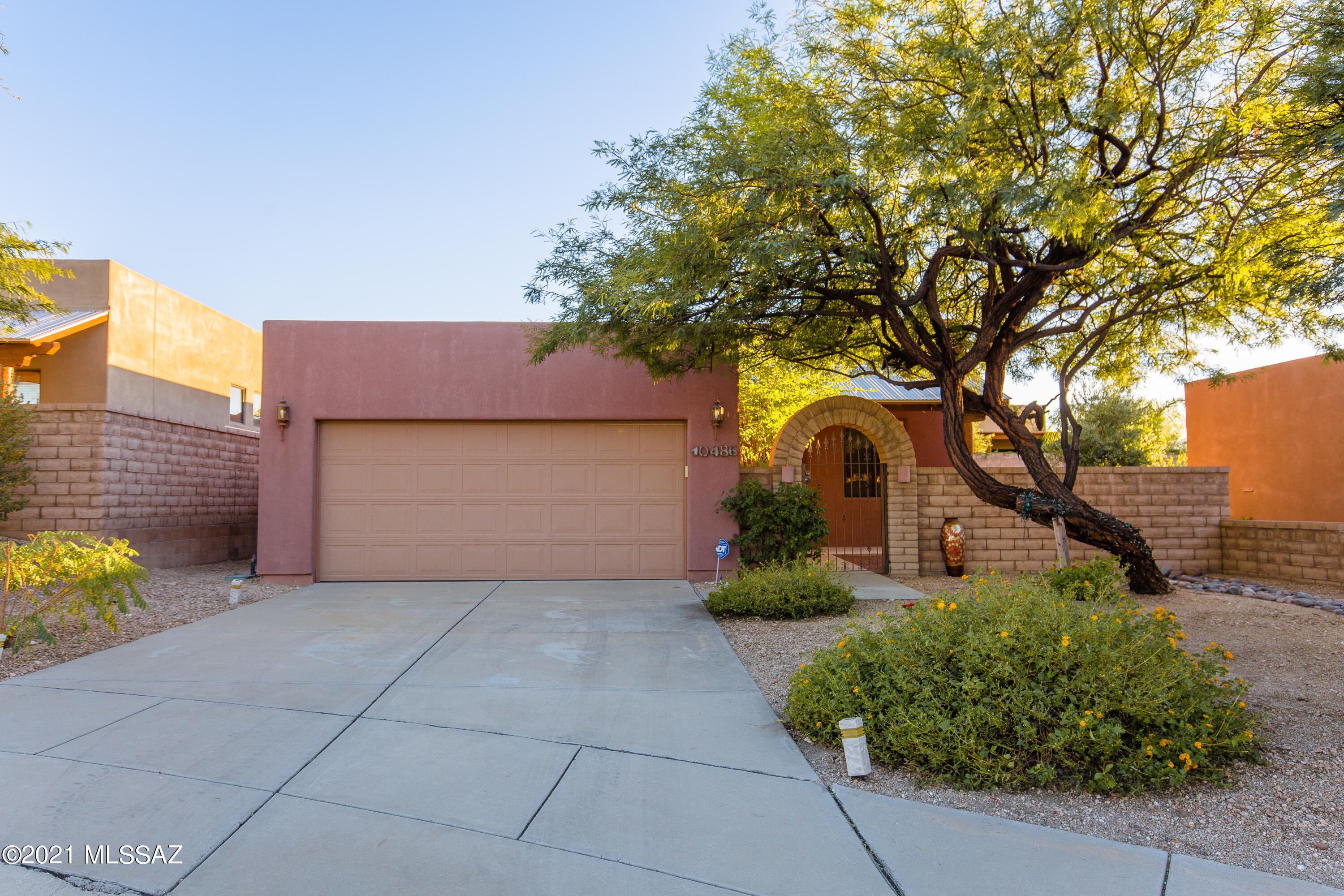 BACK-UP OFFERS ACCEPTED!
This gorgeous home boasts tons of upgrades from scored concrete floors throughout to 12' Viga beamed ceiling in huge great room with remote operated custom window shades and surround sound. The kitchen features stainless steel appliances, ample storage and looks out to the backyard oasis complete with custom fireplace and seating areas next to the built in spa, perfect for relaxing and entertaining.  Additional upgrades include keyless entry, ring doorbell, remote operated ceiling fans in great room and DEN, new Anderson windows in kitchen and owner's bedroom and new Anderson french door in dining room looking out to the lovely landscaped backyard.  Great location in close proximity to shopping, entertainment, parks, hiking trails and more!