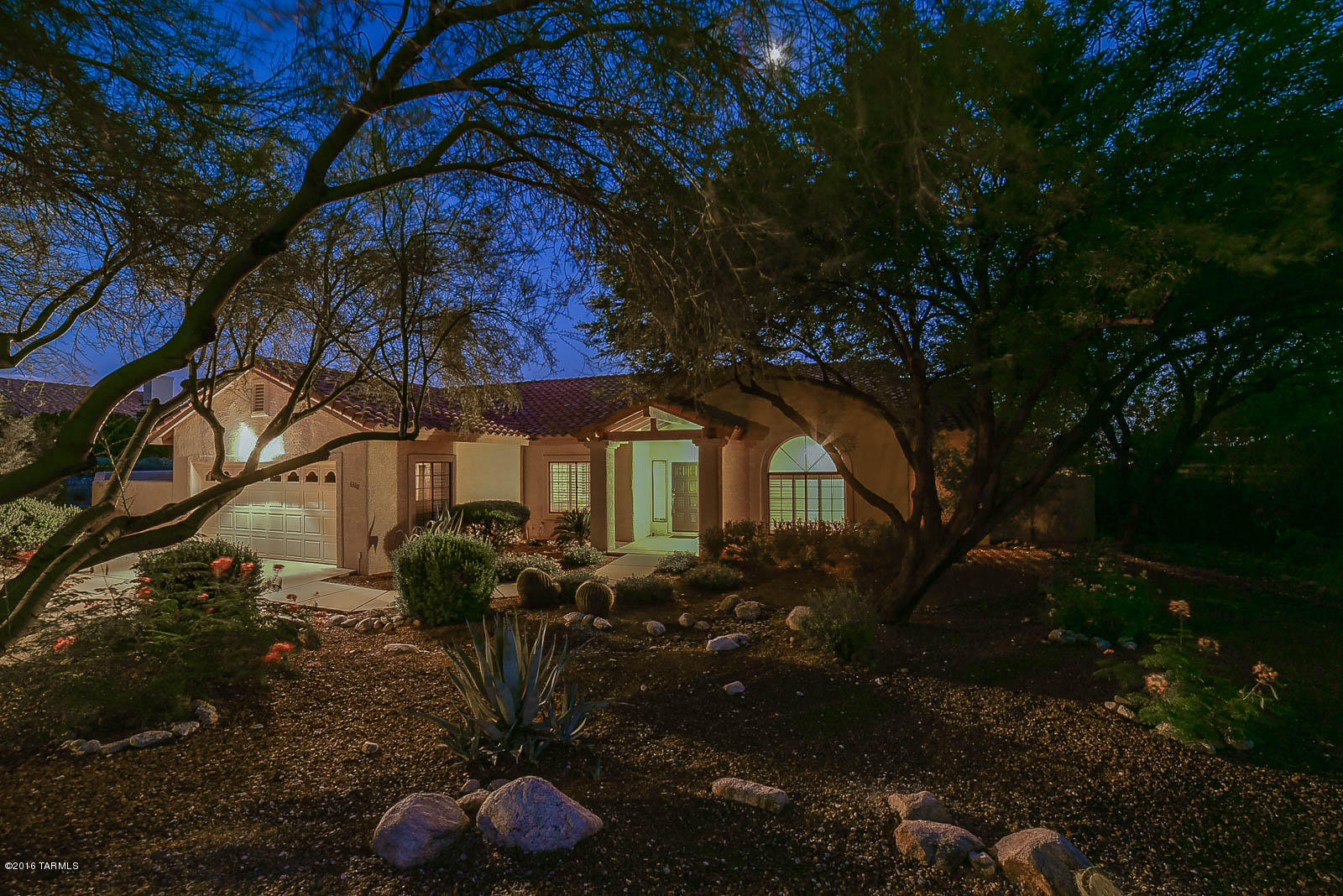 Beautiful home in desirable district 16. on .72 of an acre.  Backs to natural desert area with a negative edge pool.  Sit in your spa and enjoy the amazing sunset and mountain views. Spacious entertainment in the back yard with extended covered patio.  Majestic Catalina Mountain views out the Living and dinning room areas. Kitchen remodeled with Quartz counters, tile back splash and appliances in 2009  Newer HVAC. Plantation Shutters, vaulted ceilings and two gas fireplaces, one in the great room and the other in the master bedroom. Close to Sabino Canyon.  Near Ventana Canyon Resort, Easy access to Raytheon and the Airport