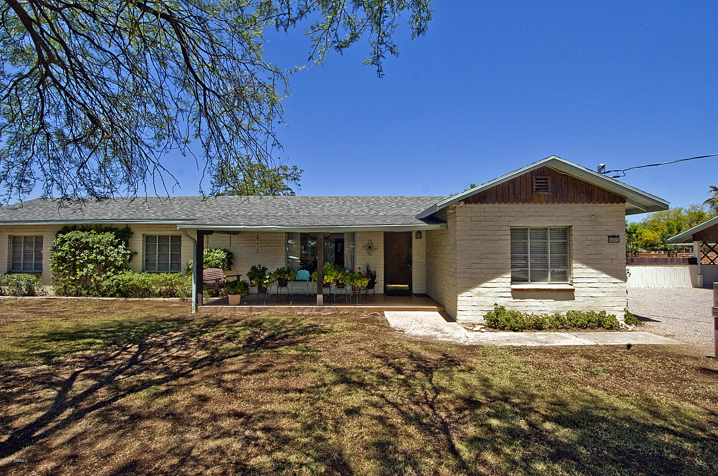 A 1955 Home that Feels Like it’s in the Country, with Easy Access to Schools, Libraries, Churches and Restaurants. Carpeted, Tiled and Two (2) Newer A/Cs. Large Formal Living Room. Private Breakfast Room, Large Den, Four (4) Good Size Bedrooms and Two (2) Full-Sized, Upgraded Bathrooms. The Kitchen is in Excellent Condition, Retaining that 50’s Look, with Fully Functioning Appliances Reflecting the Time Period in which the Home was Built. The Backyard is Fenced, with a Coved Patio for Summertime Fun. There is Ample Parking for Your RV, PLUS this is Horse Zoned Property to Boot. The Water Piping has been Upgraded Throughout, and the Home has a Brand-New Roof, Under Warranty for the Next 4 Years !