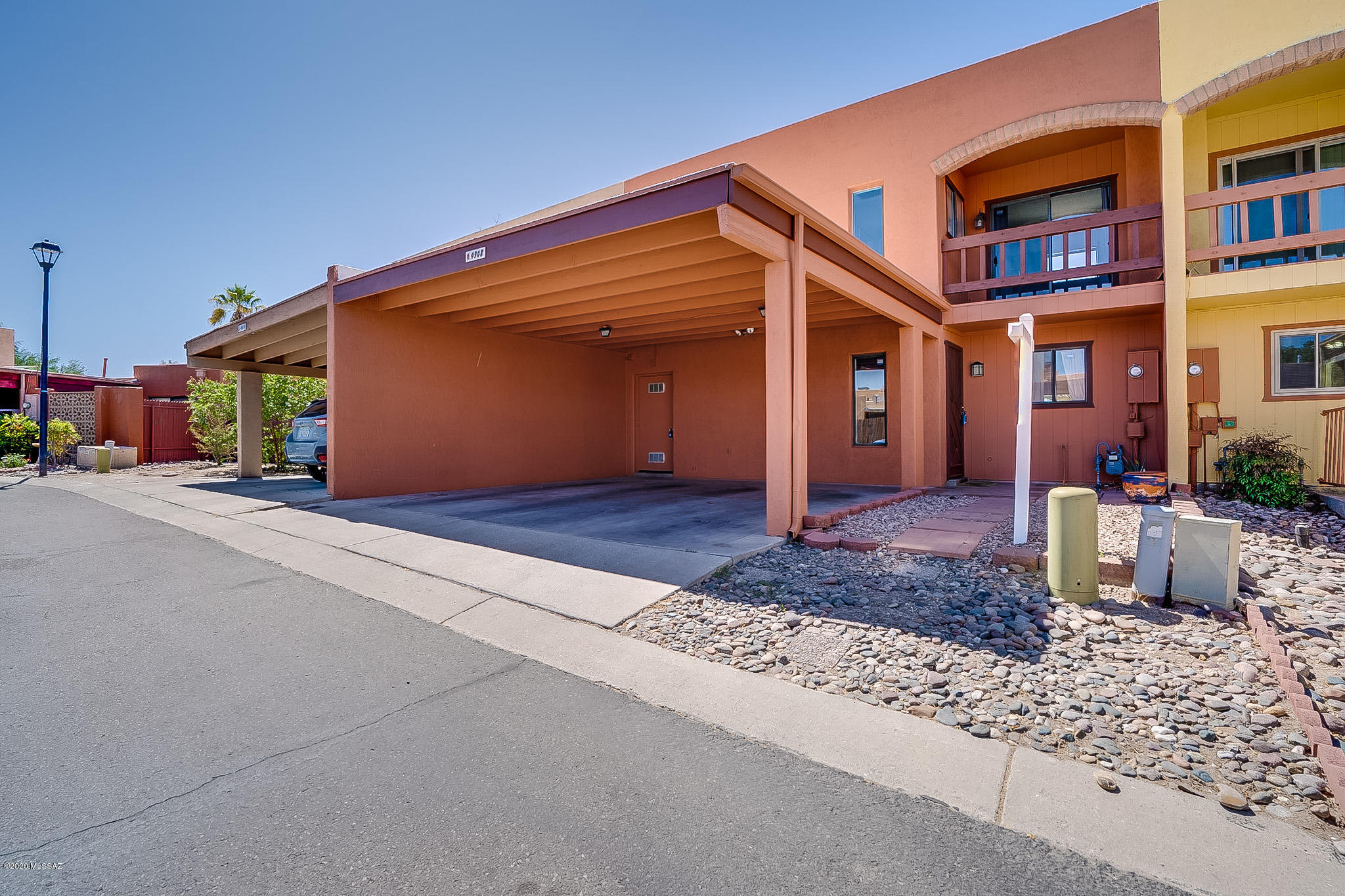 Range Priced! Seller will accept or counter offers between 179900-189900! ***  Charming Northwest location!  Short walking distance to Children's Memorial Park and Rillito River Walk/Bike path!  Newer granite counter tops, New appliances. Freshly painted inside and out. Move in ready! HOA fees includes: Water, trash pick up & the community pool use, that is cady corner to the subject property. Upstairs bedroom boasts a beautiful deck with city views. Yes this is a town home, yes there is still privacy with a wall in the back yard over 6ft tall. Newly re-rolled roof!