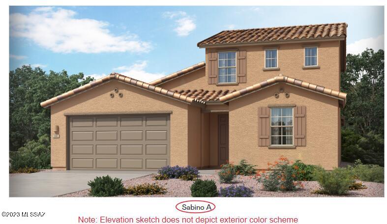 The first level of this two-story home features a generous open floorplan shared between the kitchen, dining room and family room, with access to the covered patio through sliding glass doors. The owner's suite is located at the back of the home, comprised of a restful bedroom, en-suite bathroom and walk-in closet, while two secondary bedrooms are just off the foyer. A versatile loft and fourth bedroom occupy the second floor. The Kitchen has upgraded Granite and Cabinets. This home also offers our Luxury Flooring Tile, and LED lighting package! Our homes come with the Rinnai Tankless Water Heaters, Post-Tension Foundation, Taexx built-in pest control system, Radiant barrier roof decking, 2'' Faux Wood Blinds and more!