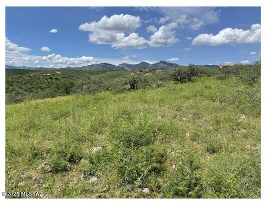 West Rio Rico Vacant land, 0.58 acres, above the Santa Cruz River valley with wide open views to south, east and west. Fabulous sunsets, easy access from freeway and to schools and shopping.. No HOA and No CC&Rs. Percolation test failed February 2026.