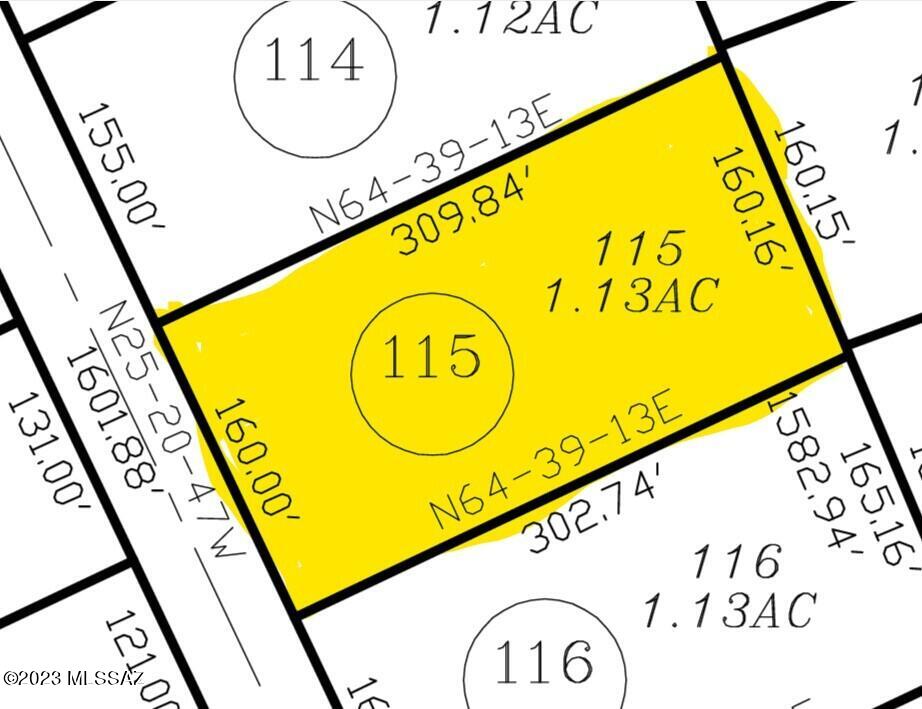 Diamond Bell Ranch - Tucson Unit 6 (1-435) - Land