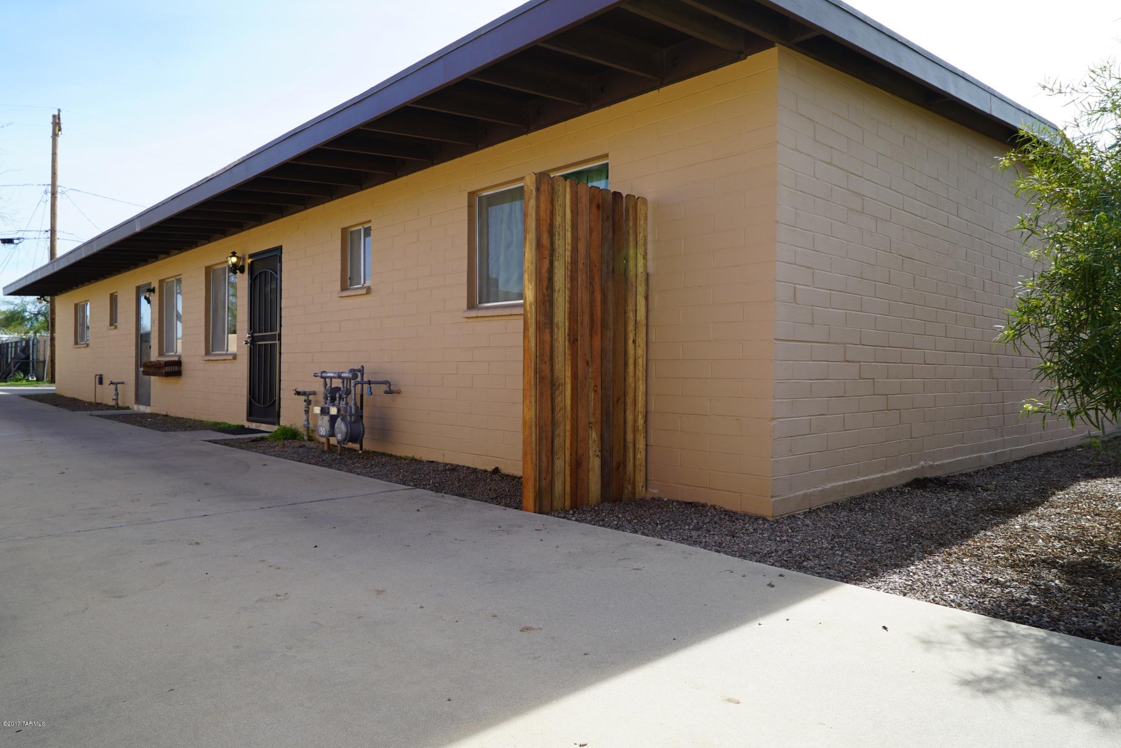 GREAT INCOME PROPERTY centrally located. Live in one unit & Rent out the other! 2 bedroom 1 bath units, both very private, offer storage & a  small yard with carport. Washer & Dryer in 2114 unit, 2116 has no washer/dryer hookup currently. Front unit rents with 1 year lease for $600 per month. Both units have BRAND NEW HVAC units. Live in ONE and RENT out the other living Virtually Rent Free! Back unit is being kept vacant currently for easy showing. Please do not bother tenant in front unit. Clean as whistle!  Landlord pays Water, Trash, and Sewer and pest control. Both units metered Separately for electric and gas.