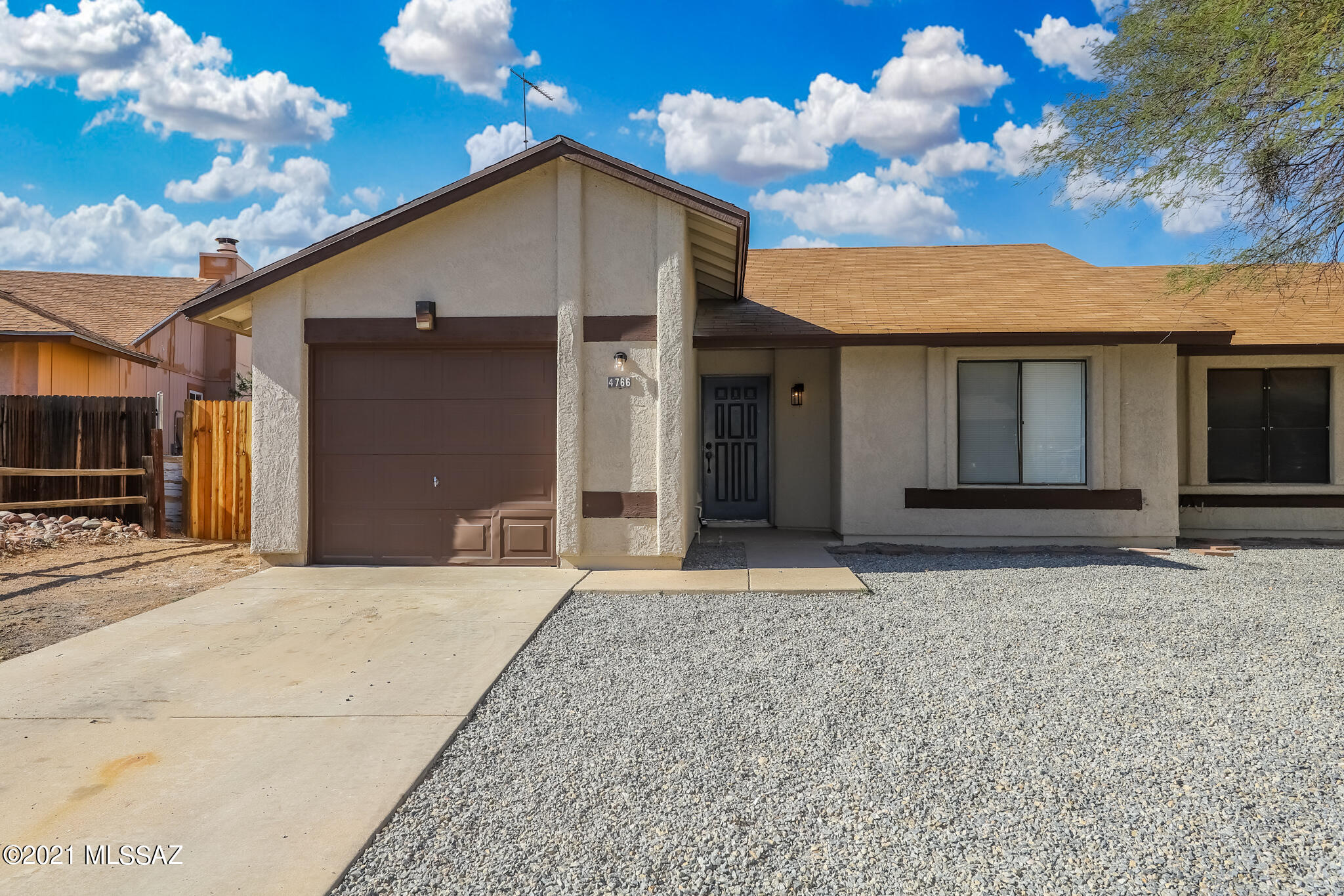 Lovely 2BD/2BA home in Fairway Villas, completely renovated. Open great room floorplan with dining area, vaulted ceilings. Kitchen features plenty of cabinets, all appliances stay. New A/C unit, new flooring and carpet throughout. Large enclosed backyard with covered patio, perfect for entertaining. 1 car garage. Great location, convenient to Davis Monthan AFB, Pima Community College East Campus and Fred Enke Golf Course. No HOA. Come and take a look today, this won't last!