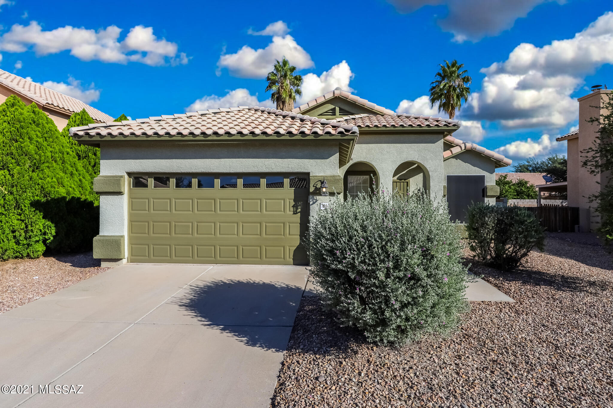 Move in ready 4BD/2BA contemporary home in Continental Ranch.  Open floorplan, vaulted ceilings, split bedroom plan. Ceiling fans throughout. Family room, fireplace in great room. Spacious kitchen features dining area and breakfast bar, all appliances convey. Main bedroom with large walk in closet, spacious main bath with dual sinks, soaking tub & separate shower. New A/C 2018, new roof 2019, new exterior paint & carpet. Large enclosed backyard with covered patio. Convenient to I-10, schools, shopping & transportation. Low HOA fees, community pool & spa, park, bike/hiking paths nearby. Come and see today!
