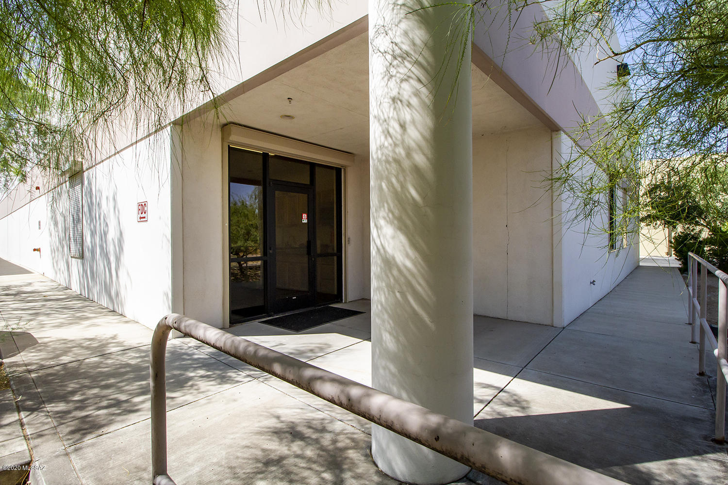 11000 SF Concrete Tilt-up light industrial Warehouse/office/showroom/manufacturing. Located in high-end East Side Business Park.  AC office (250SF) & Interior Workroom (600SF).  Warehouse (5000 SF) Evaporative (3 MasterCool Units) 20'Ceiling height in Warehouse, Dock & Grade Loading.  400 & 250 AM 120/208 power.  Located in the Opportunity Zone.