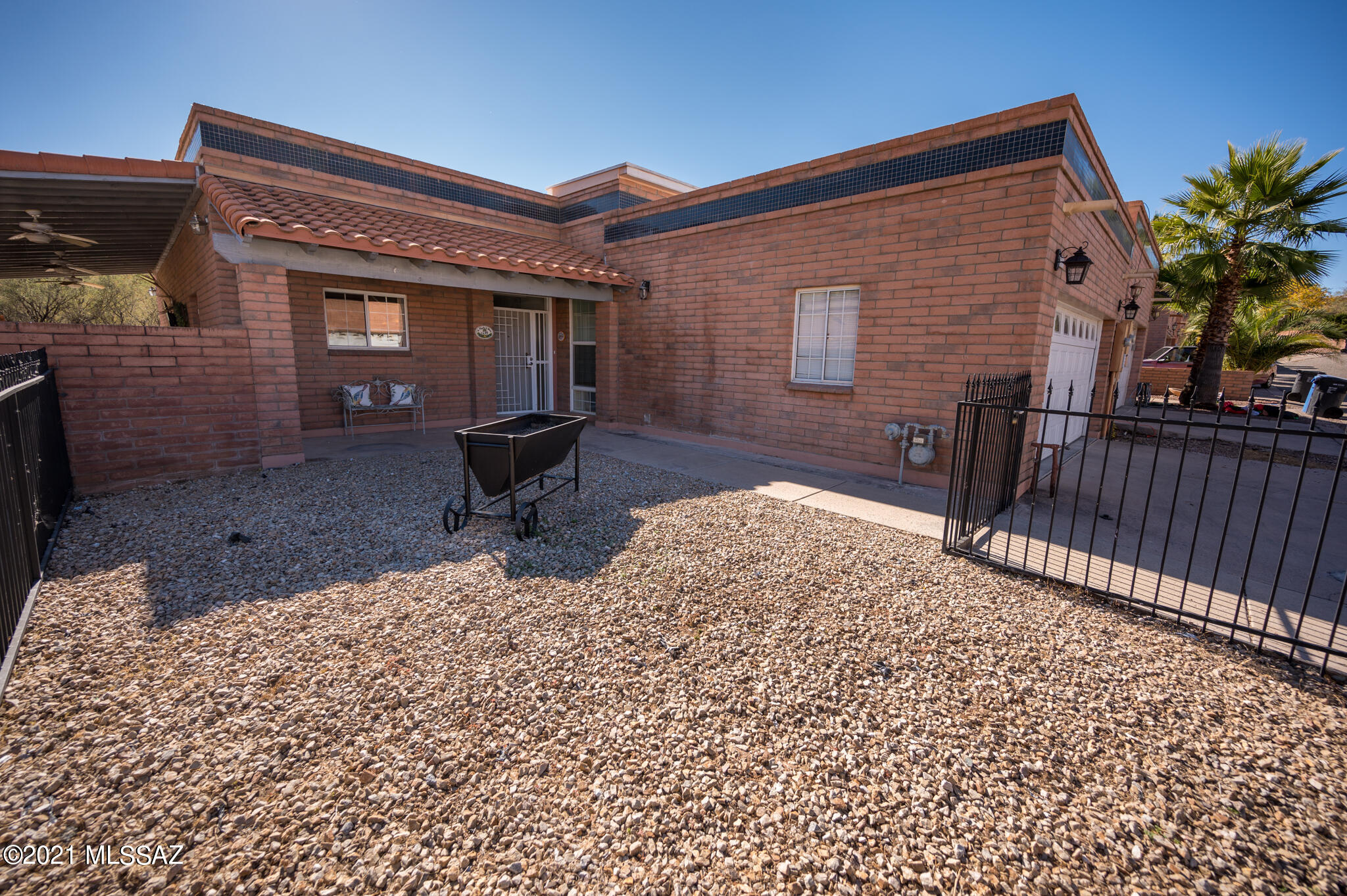 LOCATION, LOCATION! This town  house have the biggest patio in this subdivision. 3 beds, two baths, huge living area with fireplace, SS appliances, skylight and much more. A must see!